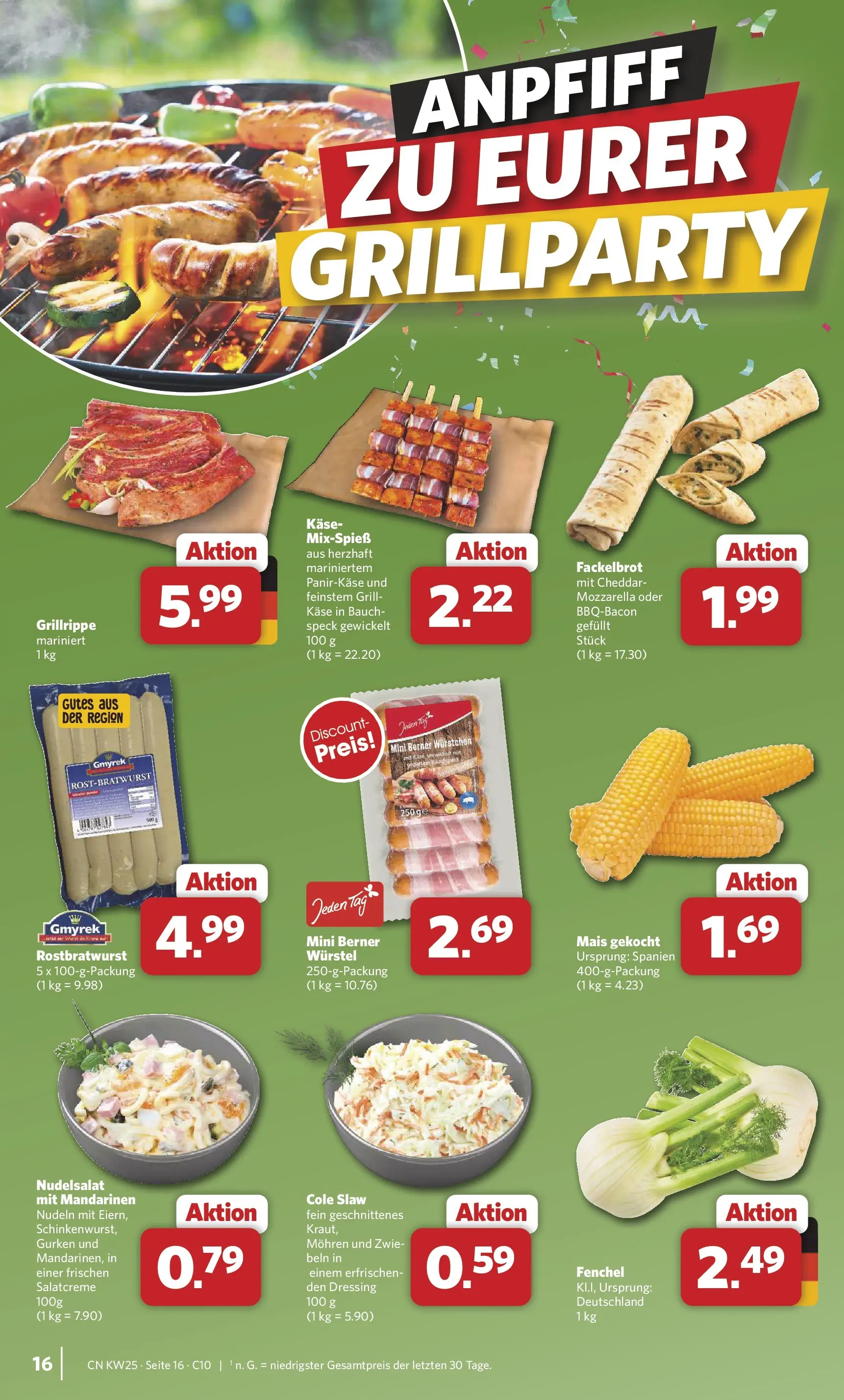 Combi Unsere Combi Wochenangebote (ab 15.06.2026) zum Blättern | Seite: 16 | Produkte: Käse, Dressing, Nudeln, Gurken