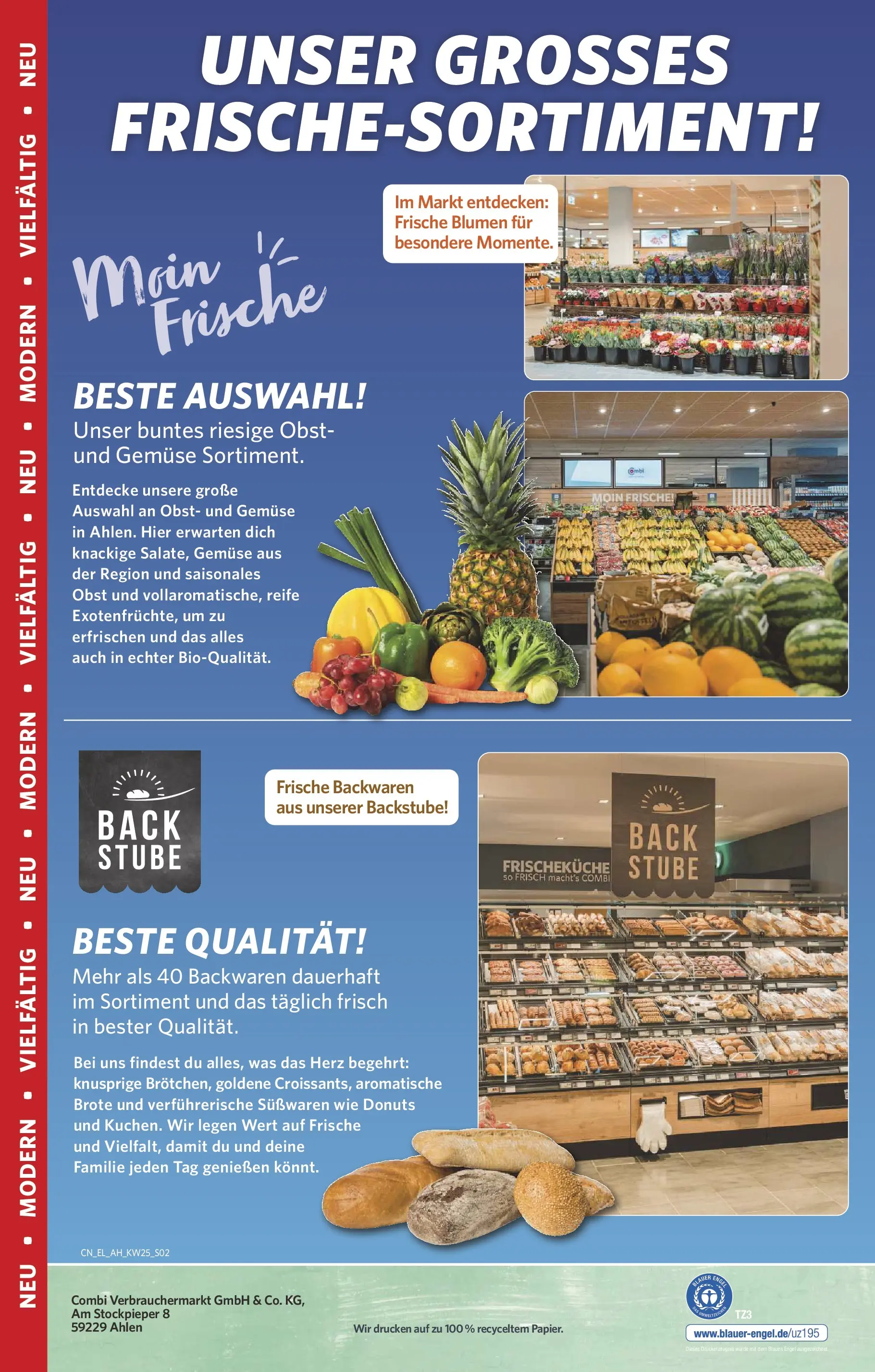 Combi Unsere Combi Wochenangebote (ab 15.06.2026) zum Blättern | Seite: 2 | Produkte: Blumen, Donuts, Gemüse, Obst