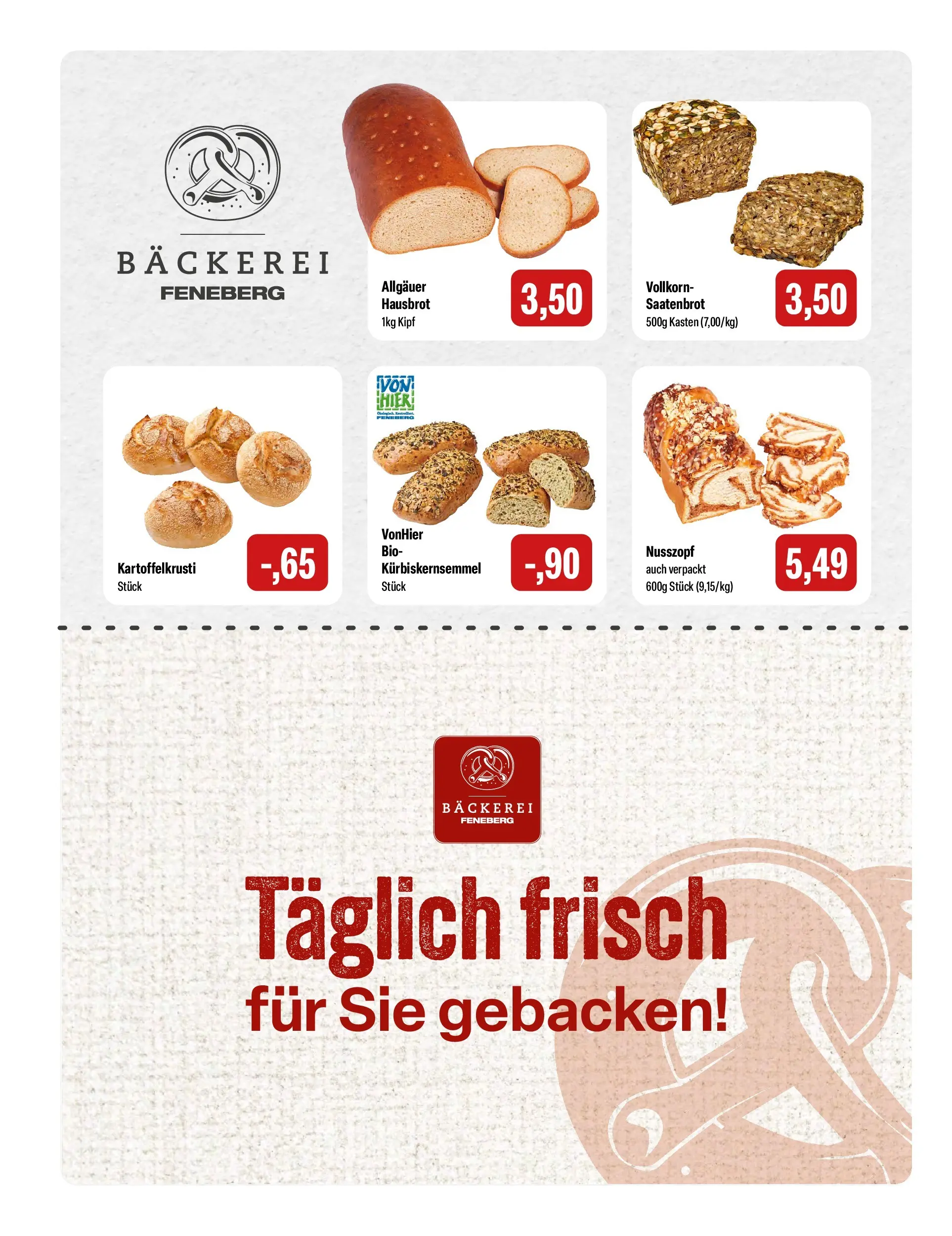 Feneberg Aktuelle Angebote (ab 11.06.2026) zum Blättern | Seite: 4 | Produkte: Bäckerei