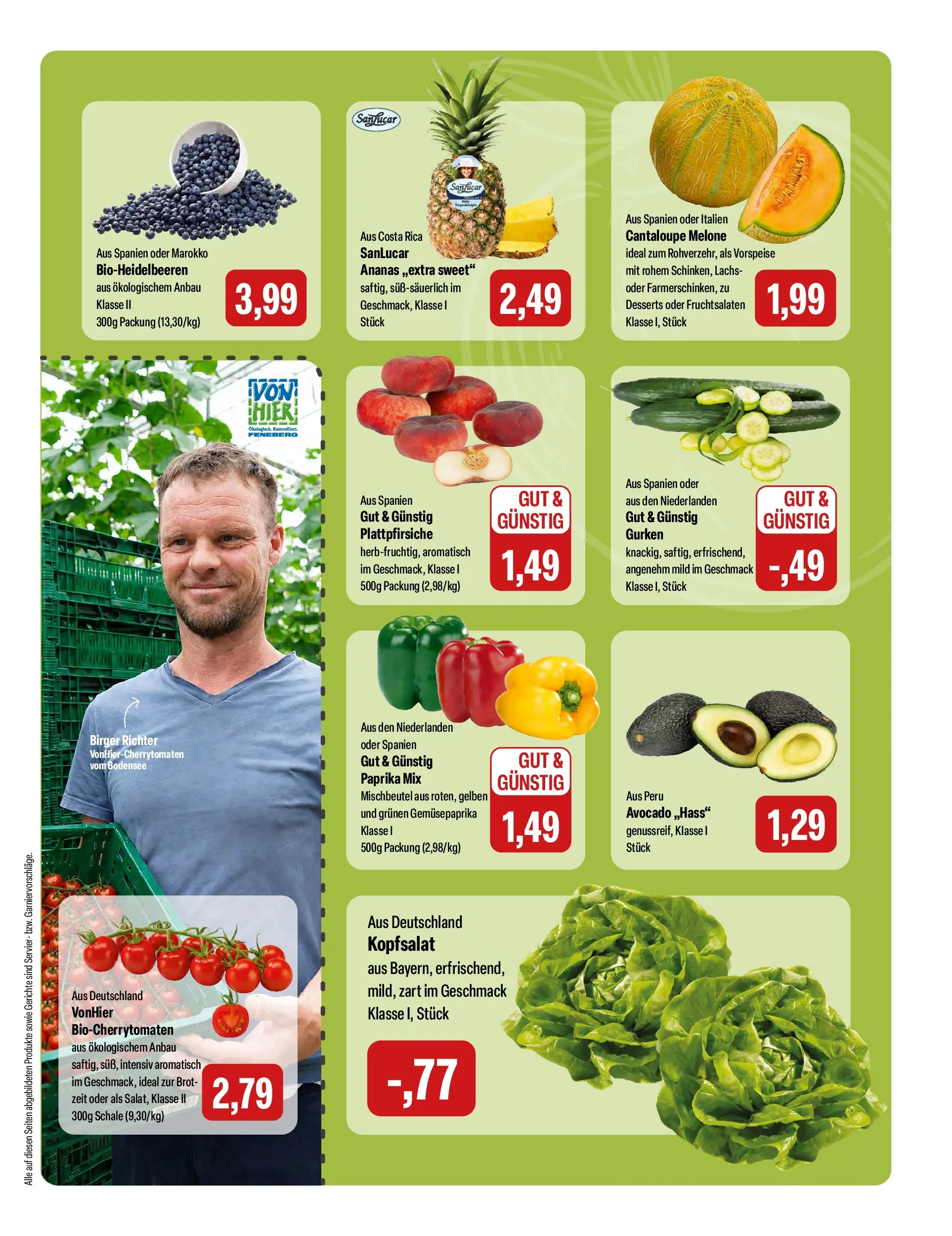 Feneberg Aktuelle Angebote (ab 18.06.2026) zum Blättern | Seite: 5 | Produkte: Avocado, Gemüse, Melone, Gurken