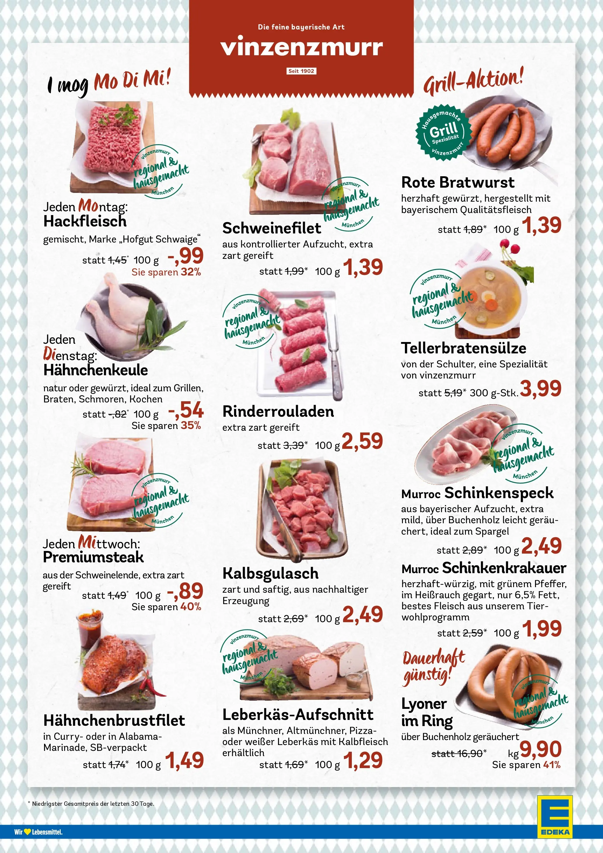 Angebote - E xpress: Wochenangebote (ab 14.06.2026) zum Blättern | Seite: 4 | Produkte: Rinderrouladen, Spargel, Pizza, Hackfleisch
