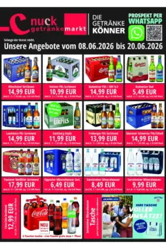 Angebote - nuck Getränke: Getränkeangebote ab 07.06.2026 gültig Angebote - nuck Getränke: Getränkeangebote ab 07.06.2026 gültig