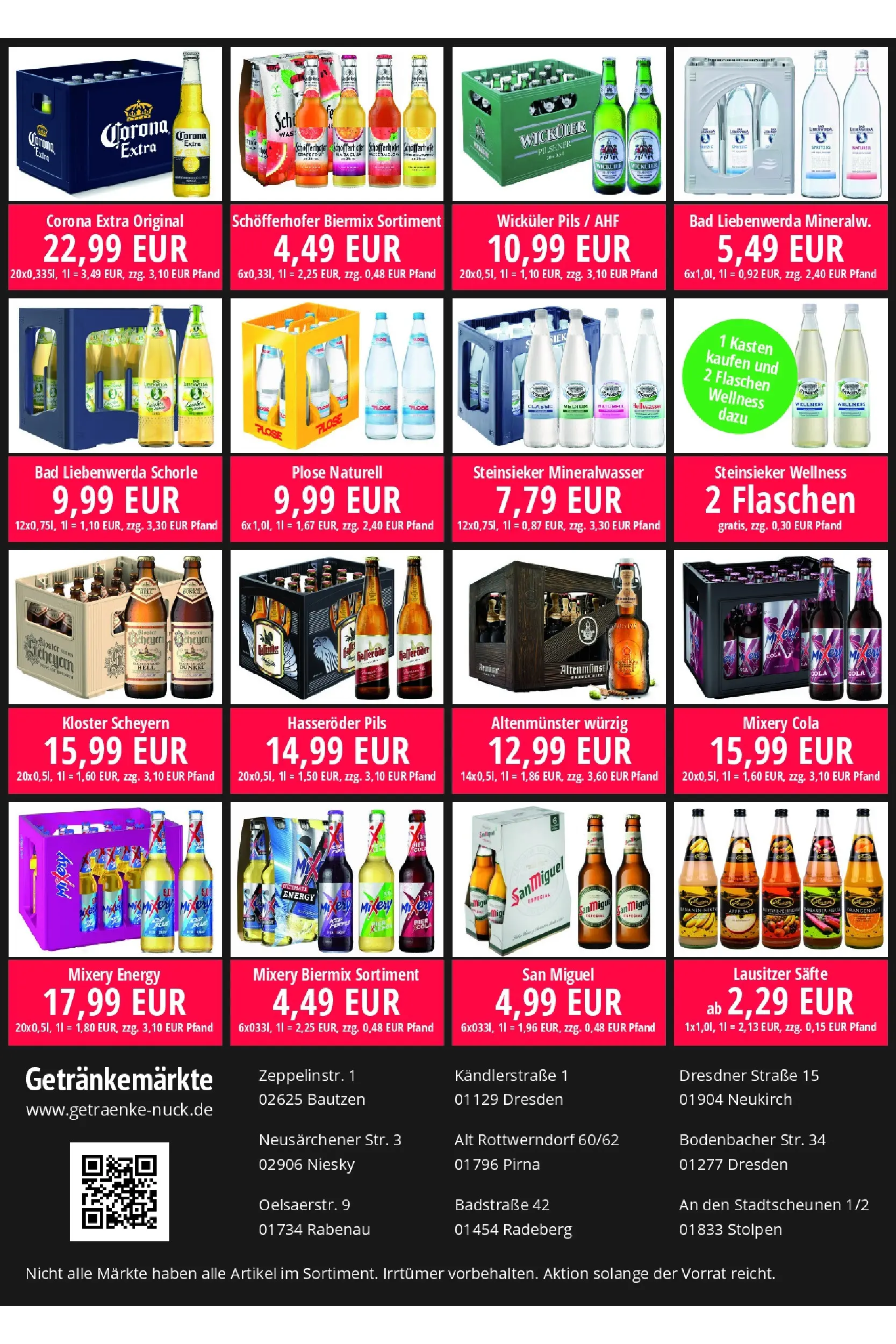 Angebote - nuck Getränke: Getränkeangebote (ab 07.06.2026) zum Blättern | Seite: 2 | Produkte: Cola, Pils, Apfelsaft, Mineralwasser