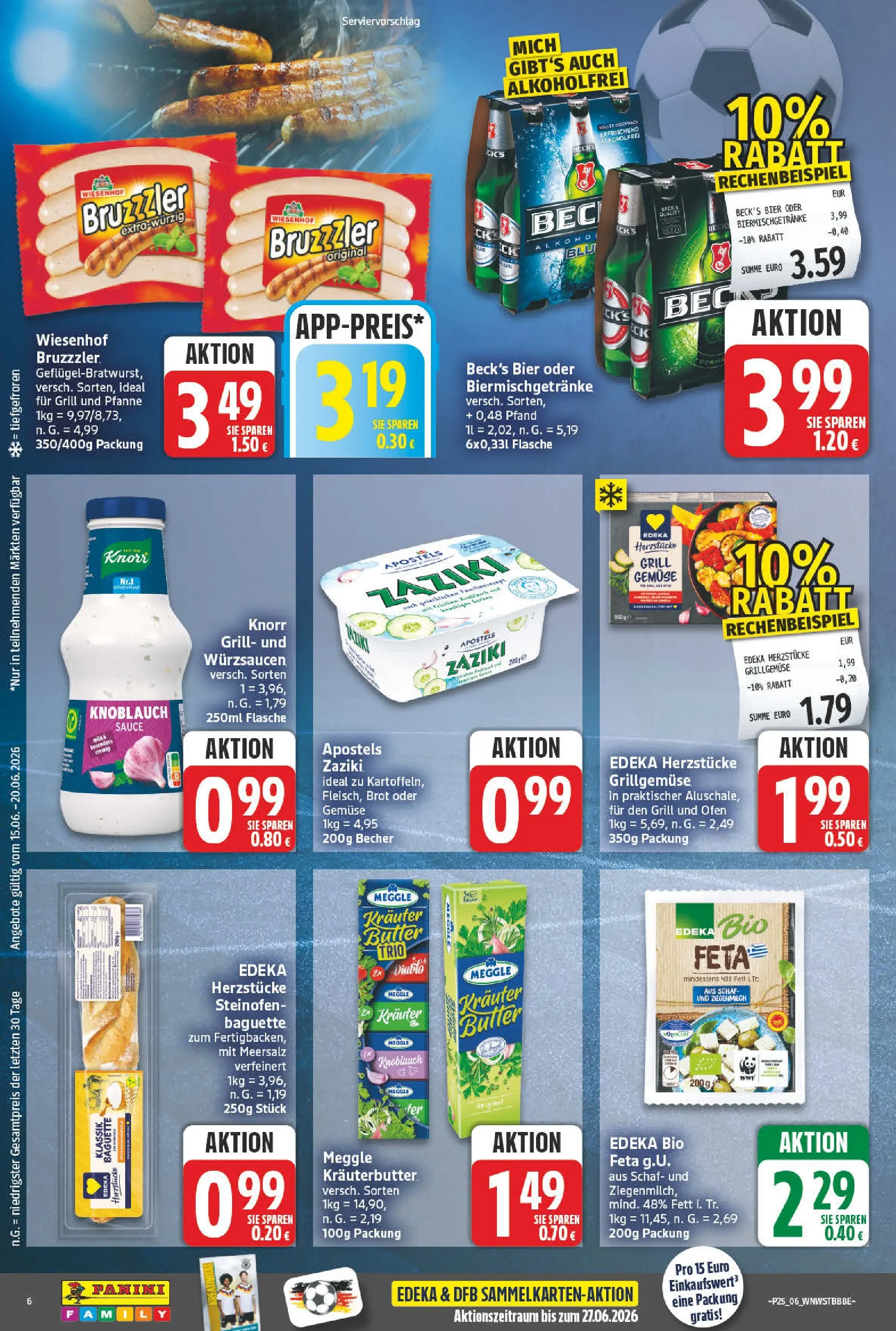Angebote - Wochenangebote (ab 14.06.2026) zum Blättern | Seite: 6 | Produkte: Ofen, Feta, Kräuterbutter, Knorr