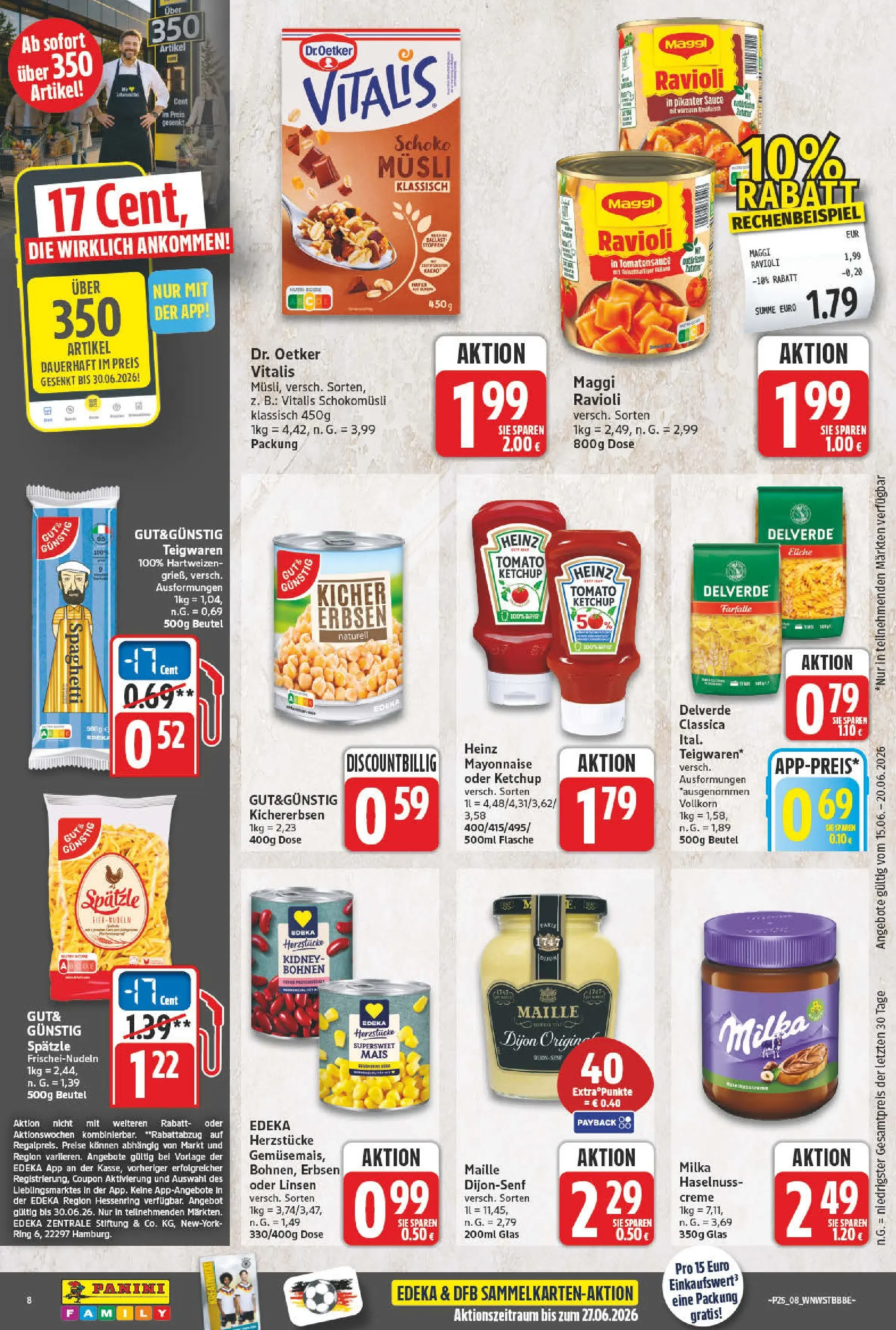 Angebote - Wochenangebote (ab 14.06.2026) zum Blättern | Seite: 8 | Produkte: Musli, Maggi, Milka, Mayonnaise