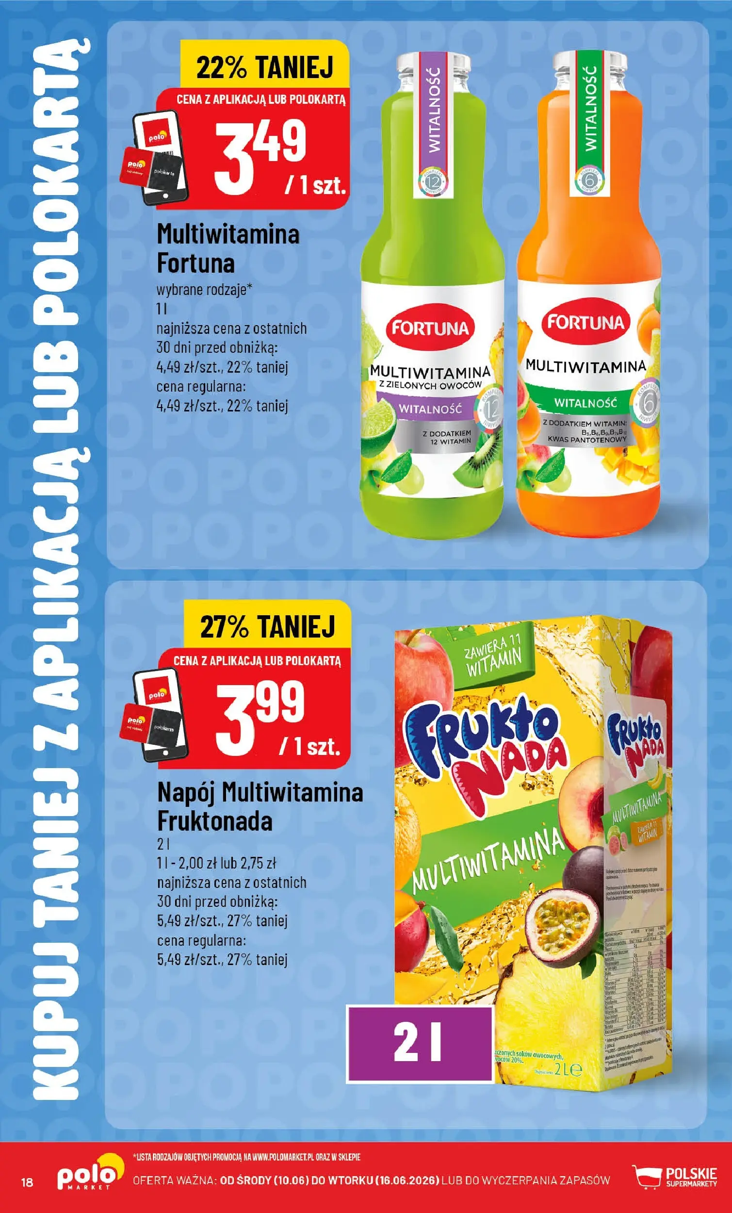 Nowa POLOmarket gazetka od jutra 10.06.2026 | Strona: 18