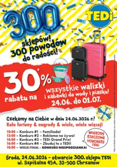 Pogląd oferty "TEDi gazetka - 300 sklepów" - ważna od 24.06.2026