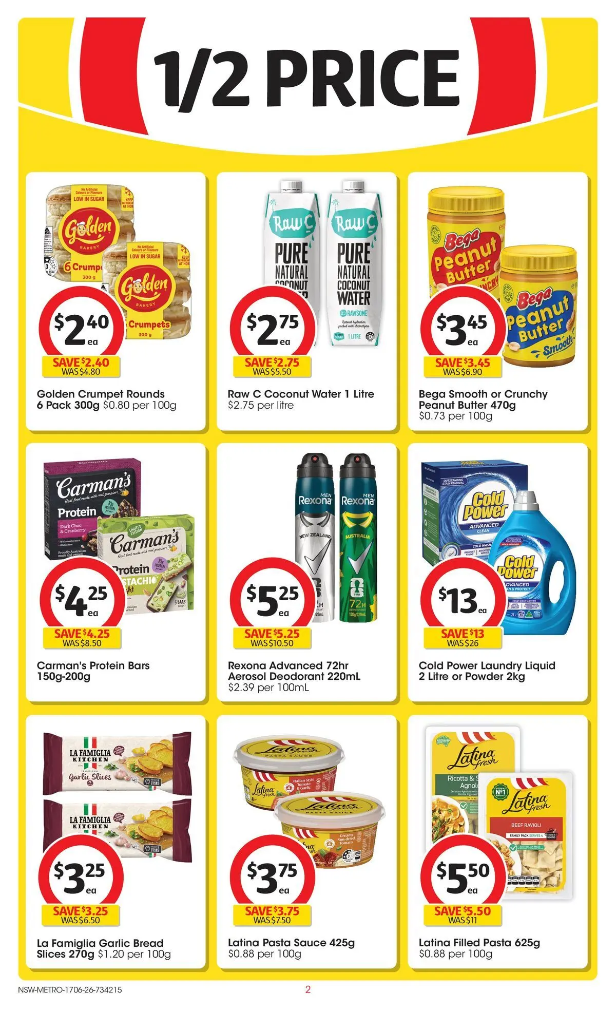 ﻿Coles catalogue valid from 17/06/2026 > Online Australia | Page: 2 | Products: Butter, Beef, Sugar, Bakery