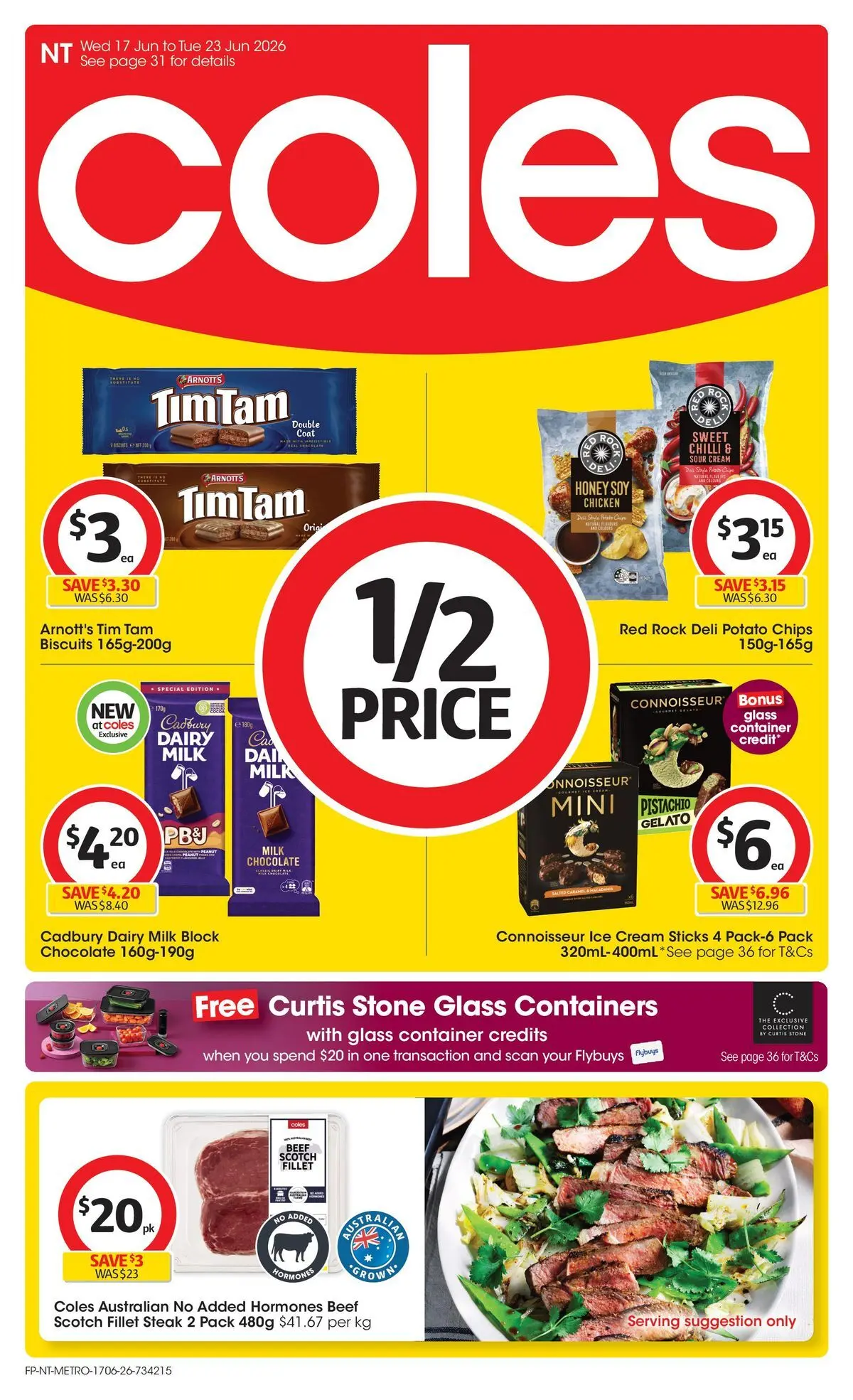 ﻿Coles catalogue valid from 17/06/2026 > Online Australia | Page: 1