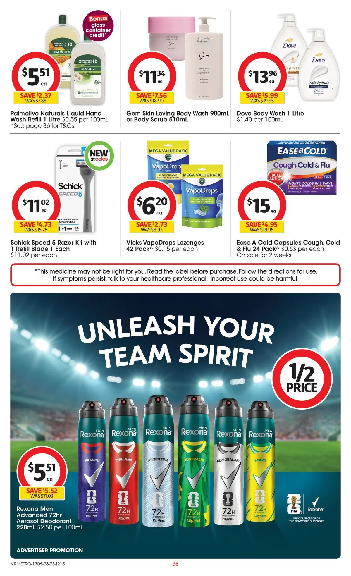 ﻿Coles catalogue valid from 17/06/2026 > Online Australia | Page: 38
