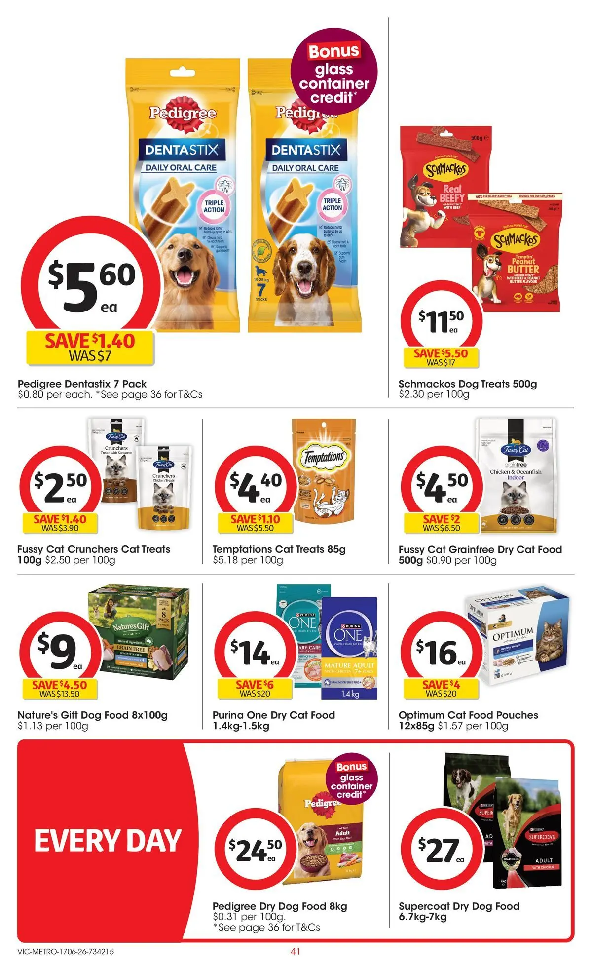 ﻿Coles catalogue valid from 17/06/2026 > Online Australia | Page: 41 | Products: Chicken, Beef, Dog food, Toner