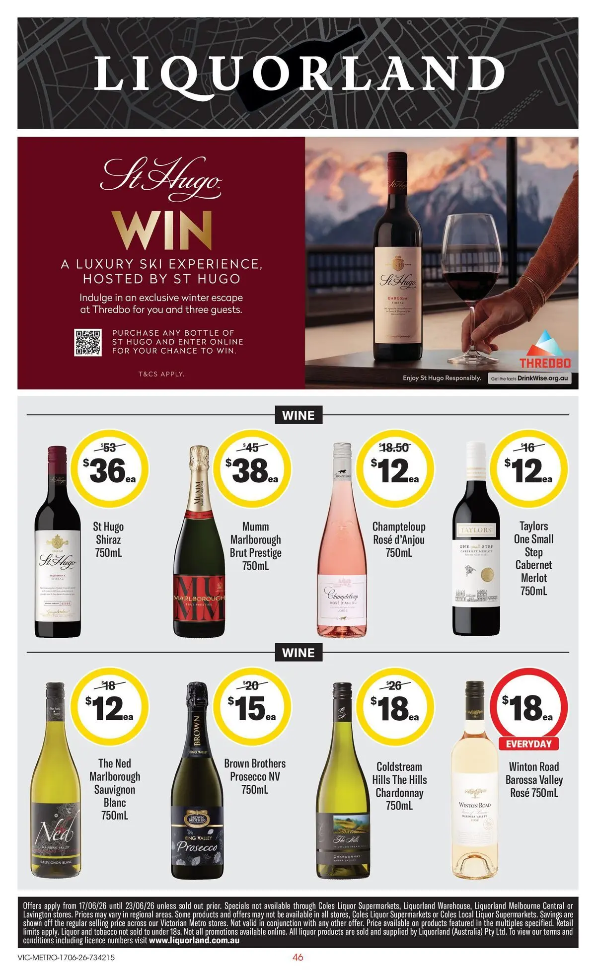 ﻿Coles catalogue valid from 17/06/2026 > Online Australia | Page: 46 | Products: Wine