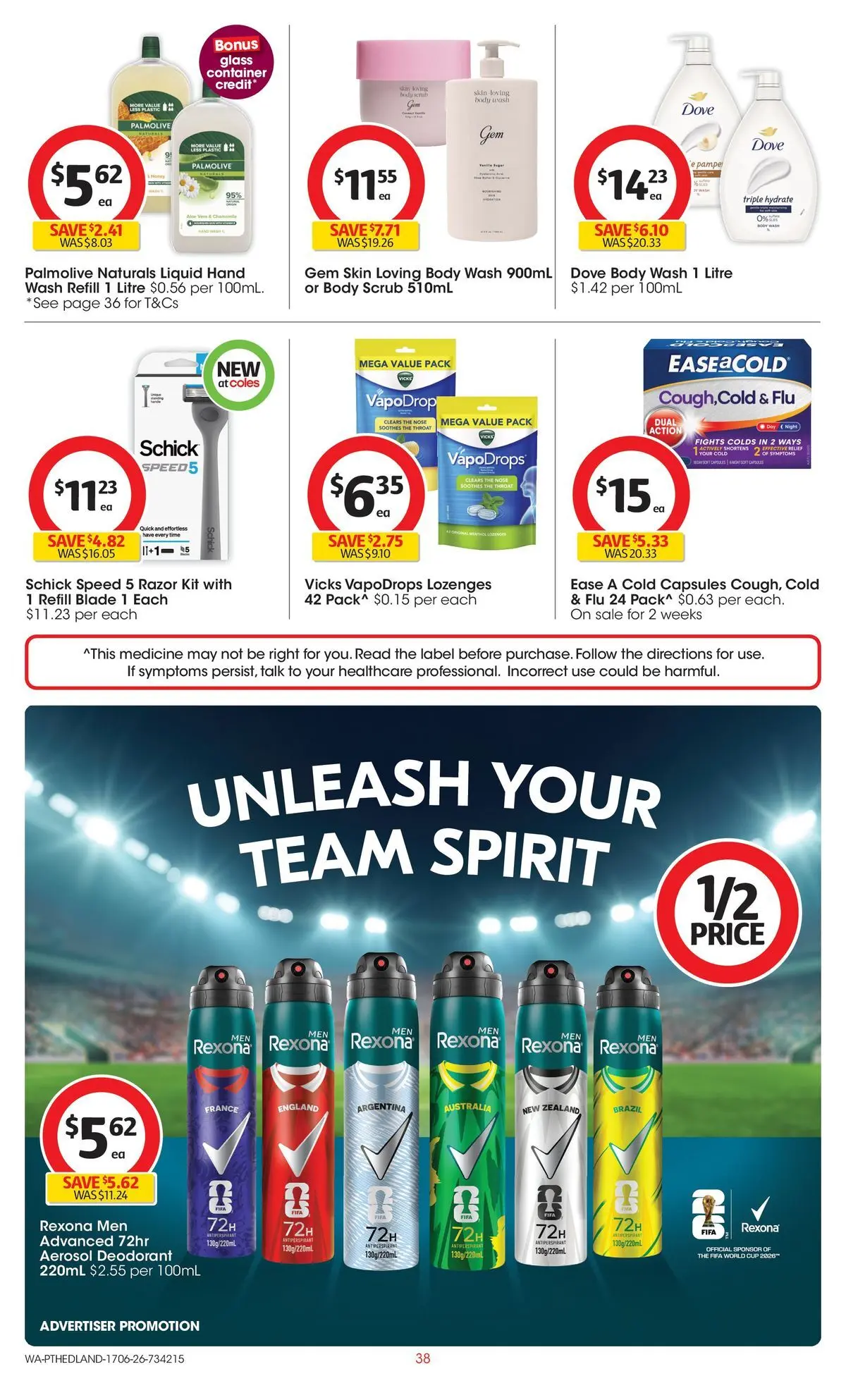 ﻿Coles catalogue valid from 17/06/2026 > Online Australia | Page: 38