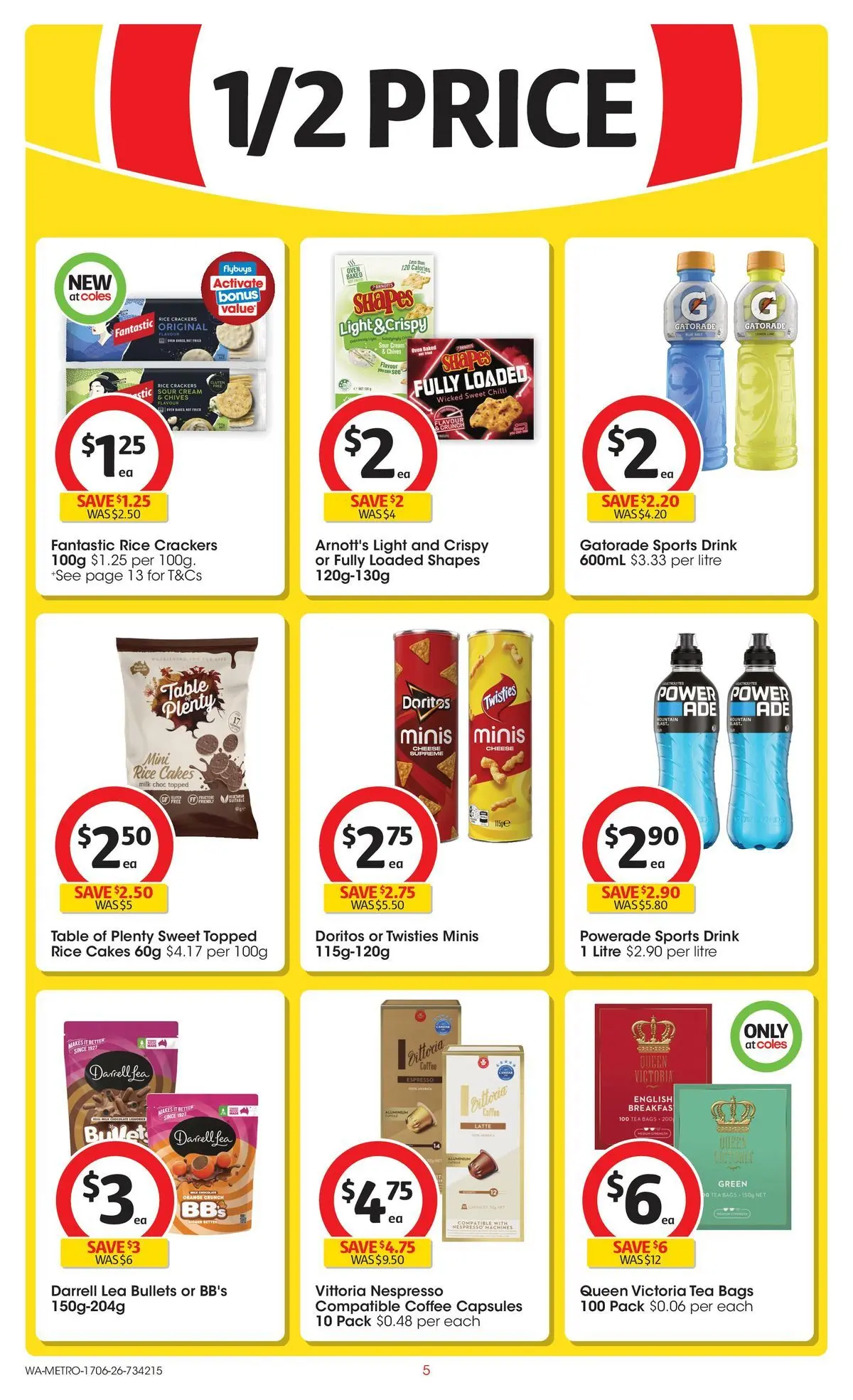 ﻿Coles catalogue valid from 17/06/2026 > Online Australia | Page: 5 | Products: Table, Milk, Coffee, Cream