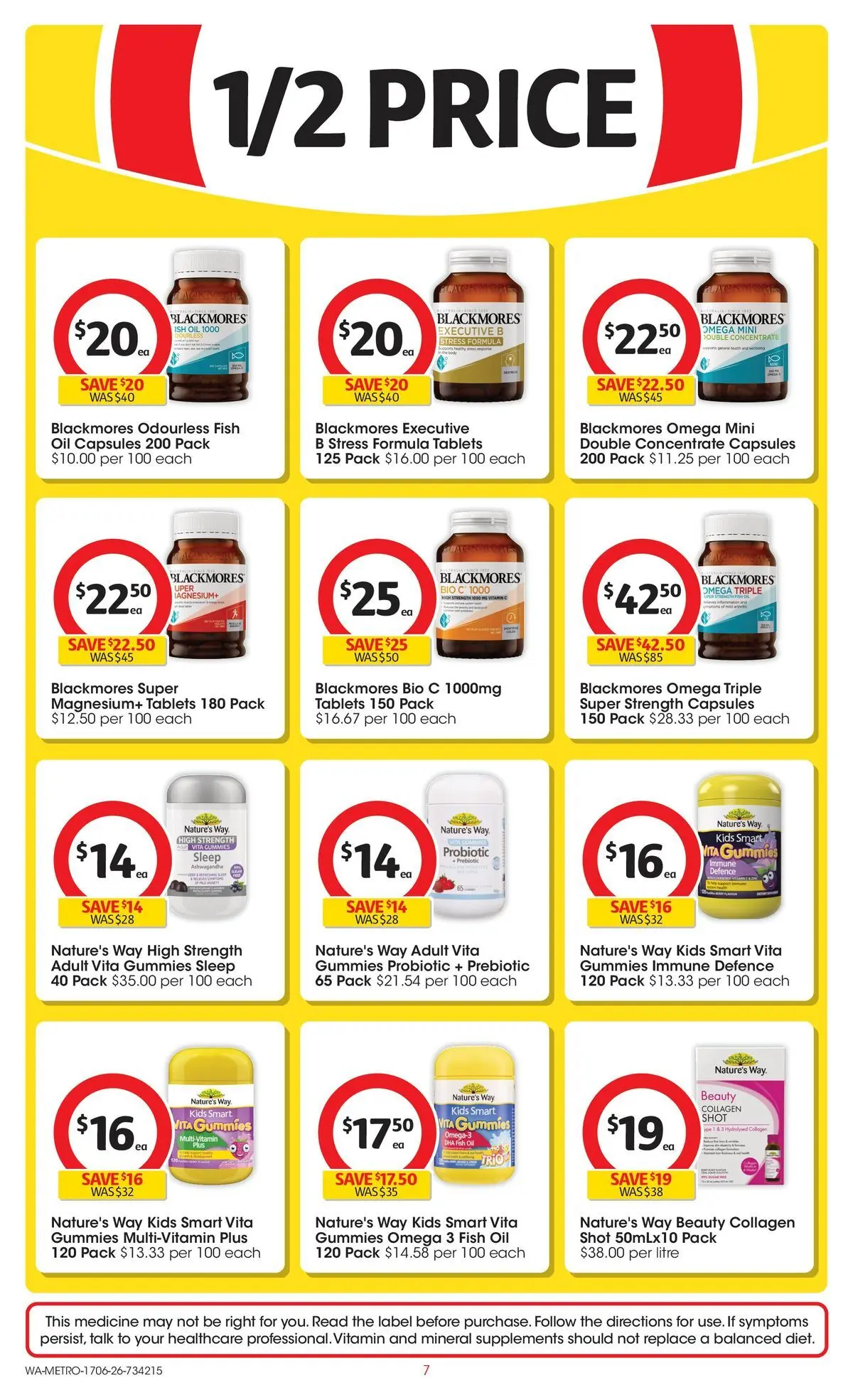 ﻿Coles catalogue valid from 17/06/2026 > Online Australia | Page: 7 | Products: Oil, Fish, Multivitamin, Tablets