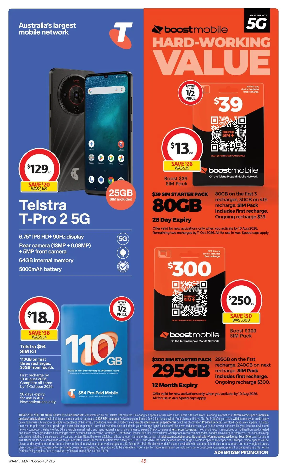 ﻿Coles catalogue valid from 17/06/2026 > Online Australia | Page: 45 | Products: Battery, Cap, Camera, Safe