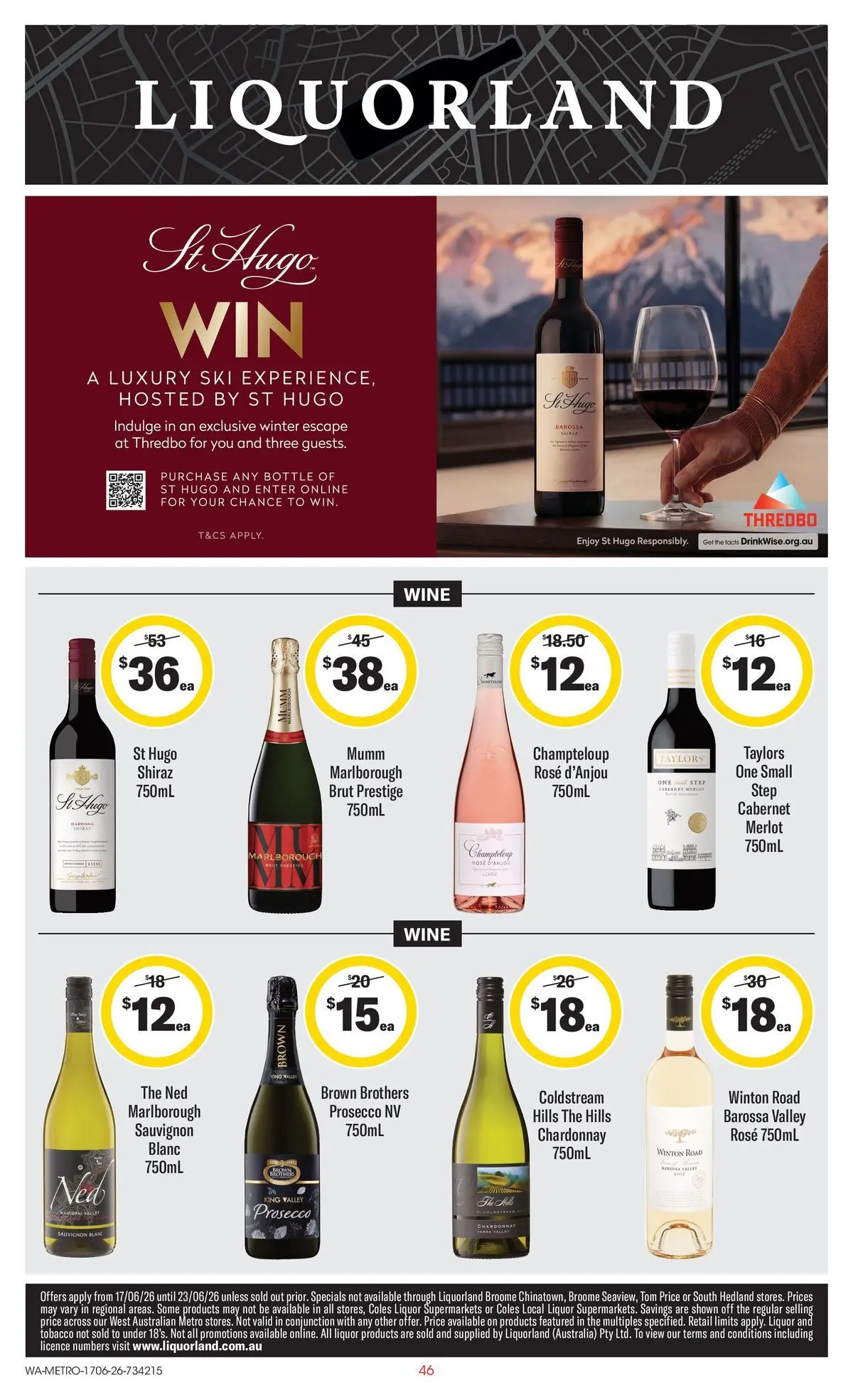 ﻿Coles catalogue valid from 17/06/2026 > Online Australia | Page: 46 | Products: Wine