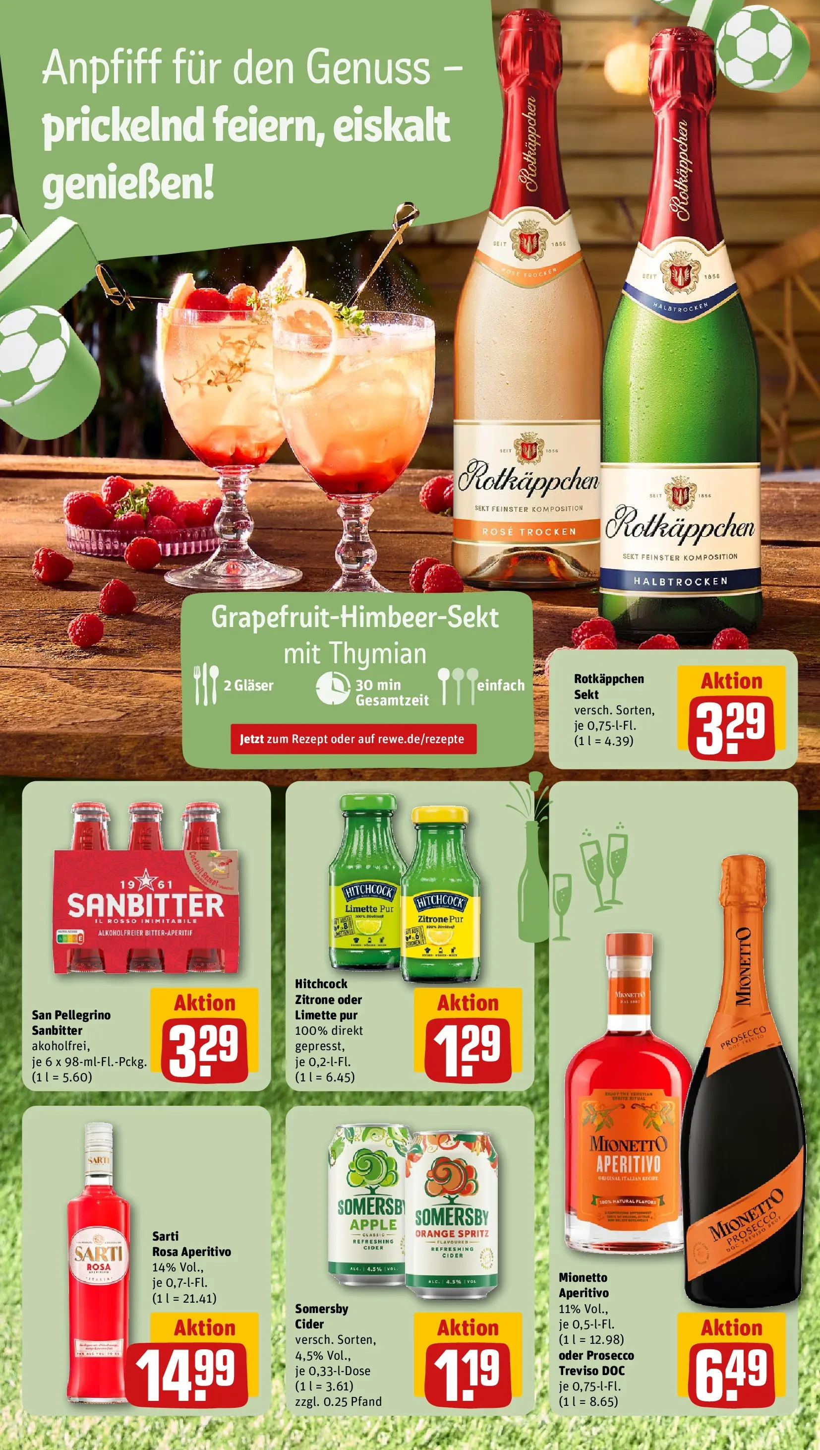 REWE Prospekt ab 14.06.2026 zum Blättern » Angebote | Seite: 8 | Produkte: Apple, Prosecco, Limette, Rotkäppchen