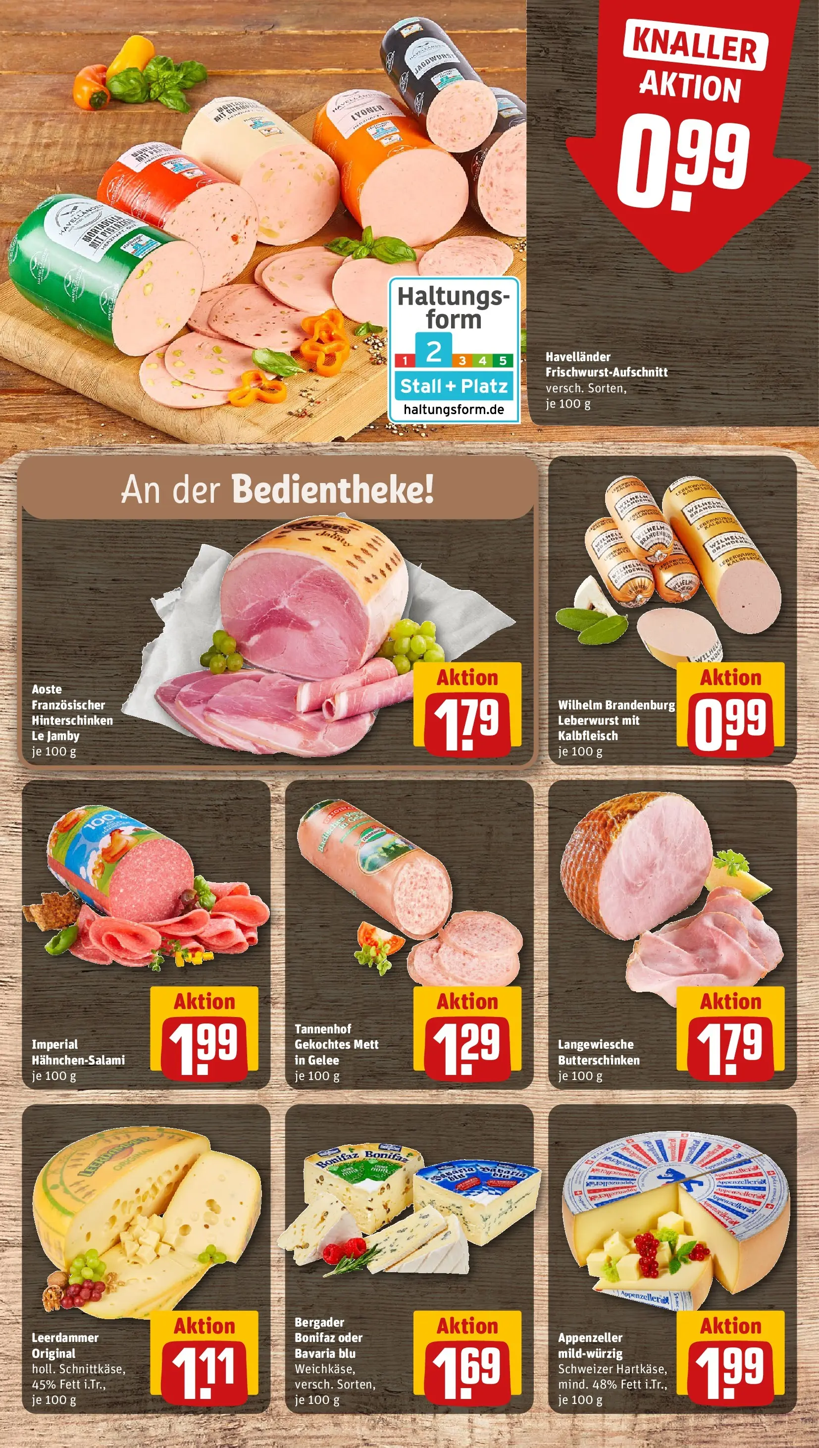 REWE Prospekt ab 14.06.2026 zum Blättern » Angebote | Seite: 14 | Produkte: Leerdammer, Salami