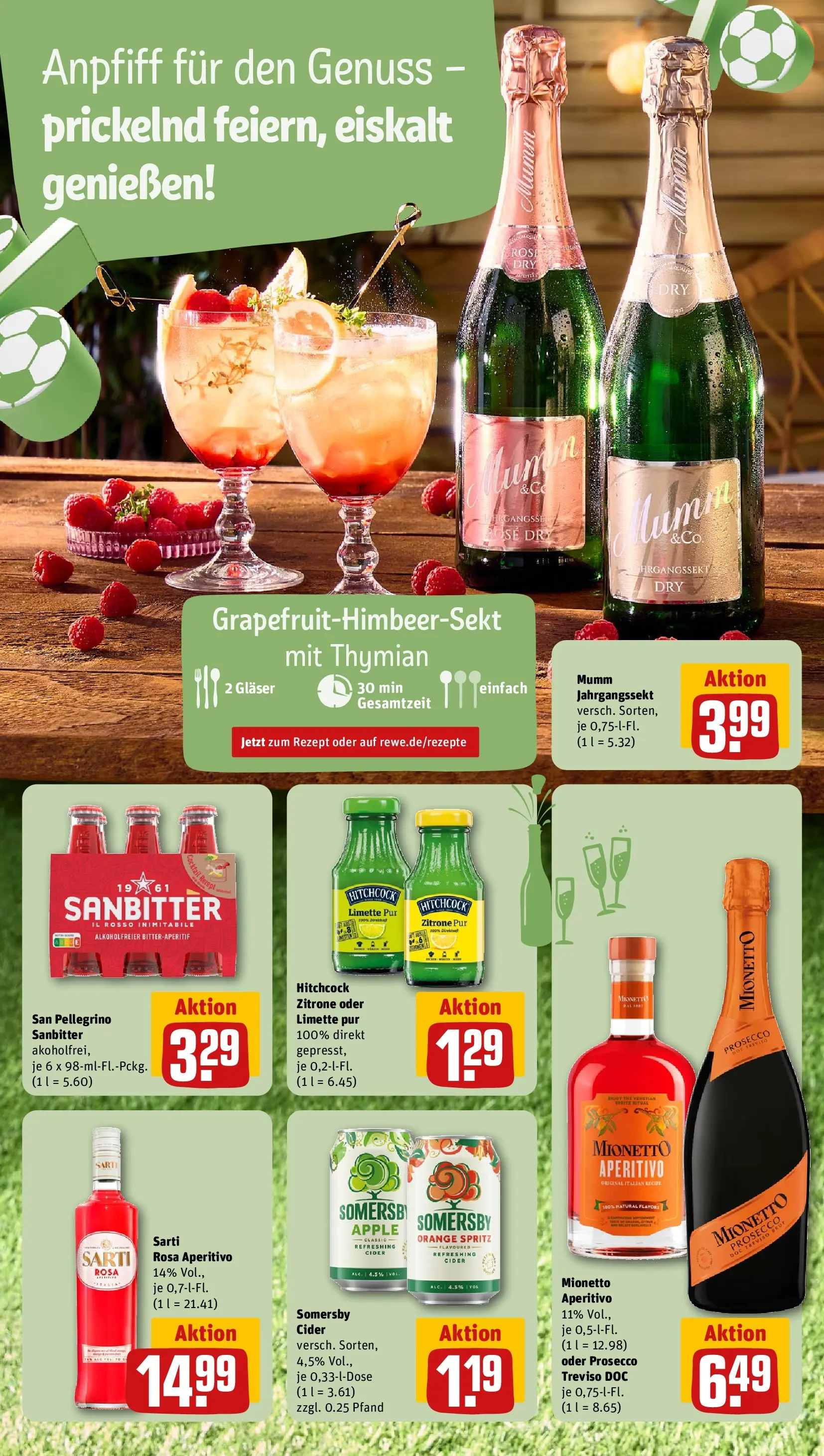 REWE Prospekt ab 14.06.2026 zum Blättern » Angebote | Seite: 8 | Produkte: Apple, Prosecco, Zitrone, Limette