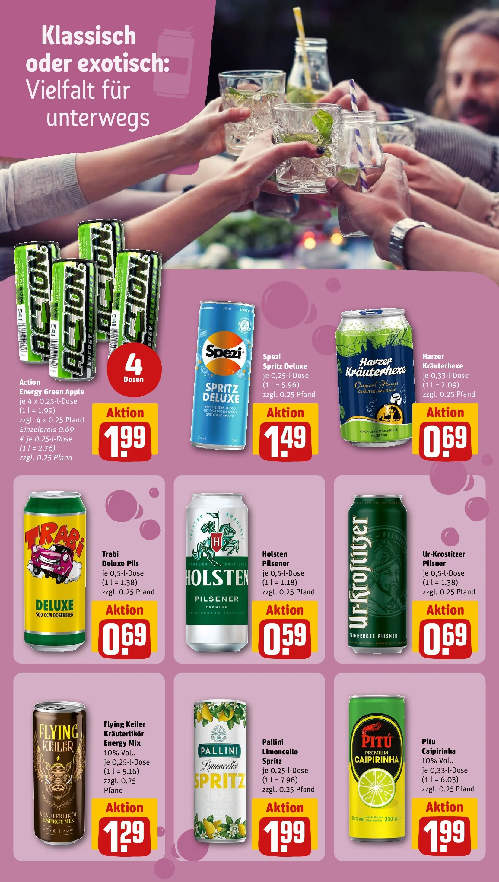 REWE Prospekt ab 14.06.2026 zum Blättern » Angebote | Seite: 20 | Produkte: Energy, Pils, Holsten, Dosenbier