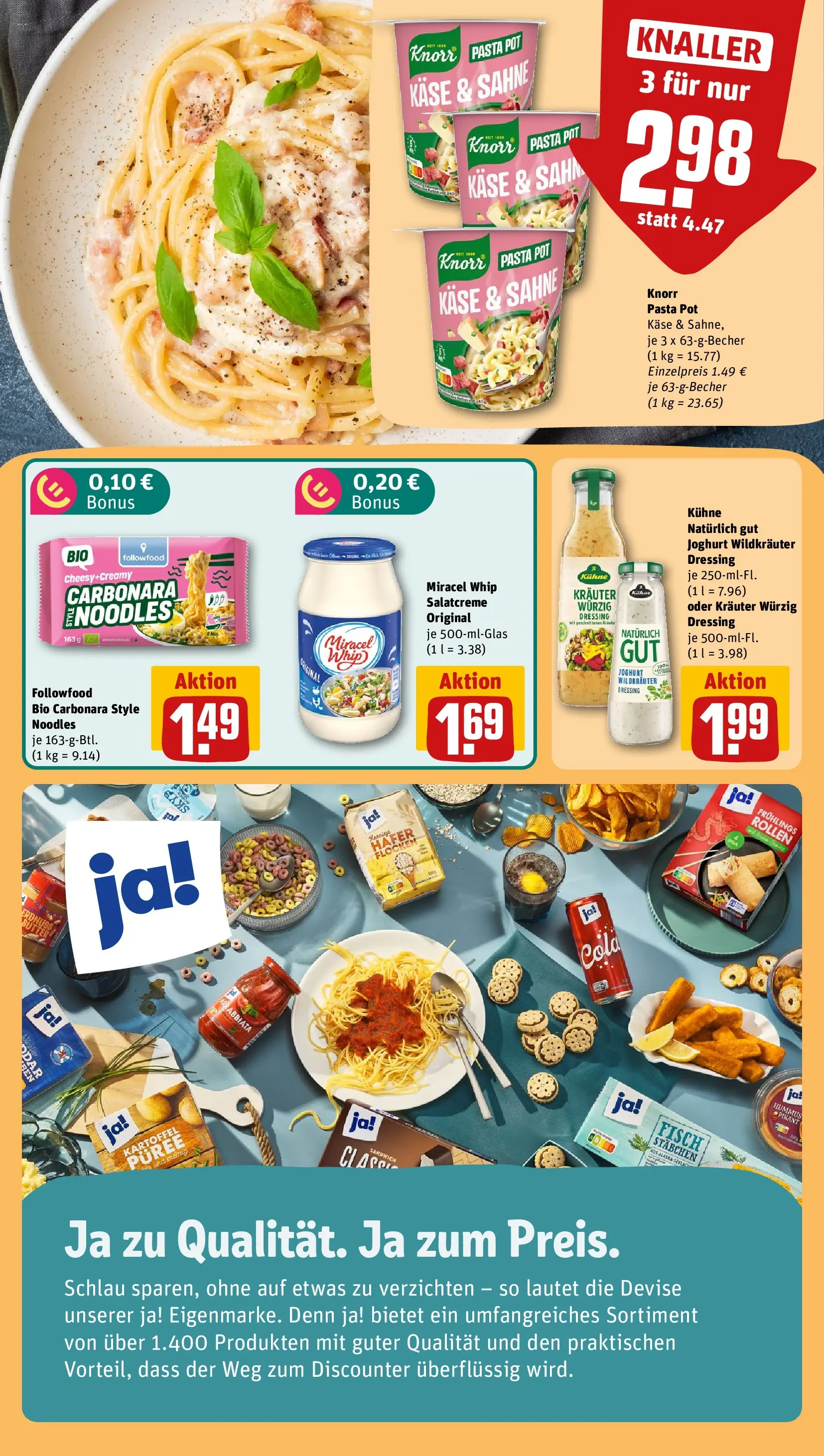 REWE Prospekt ab 14.06.2026 zum Blättern » Angebote | Seite: 26 | Produkte: Käse, Knorr, Sahne, Flocken