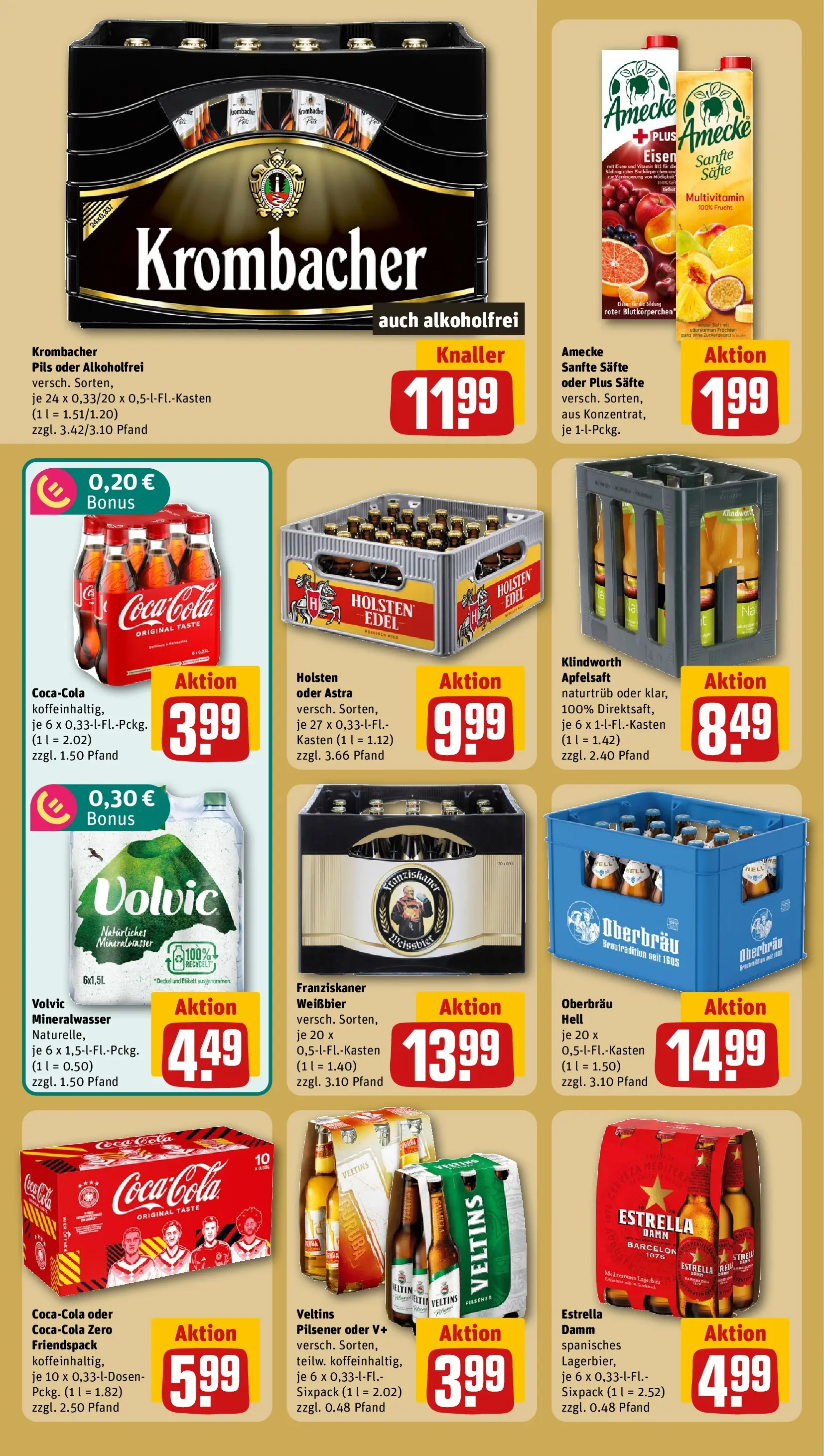 REWE Prospekt ab 14.06.2026 zum Blättern » Angebote | Seite: 24 | Produkte: Weißbier, Holsten edel, Holsten, Apple