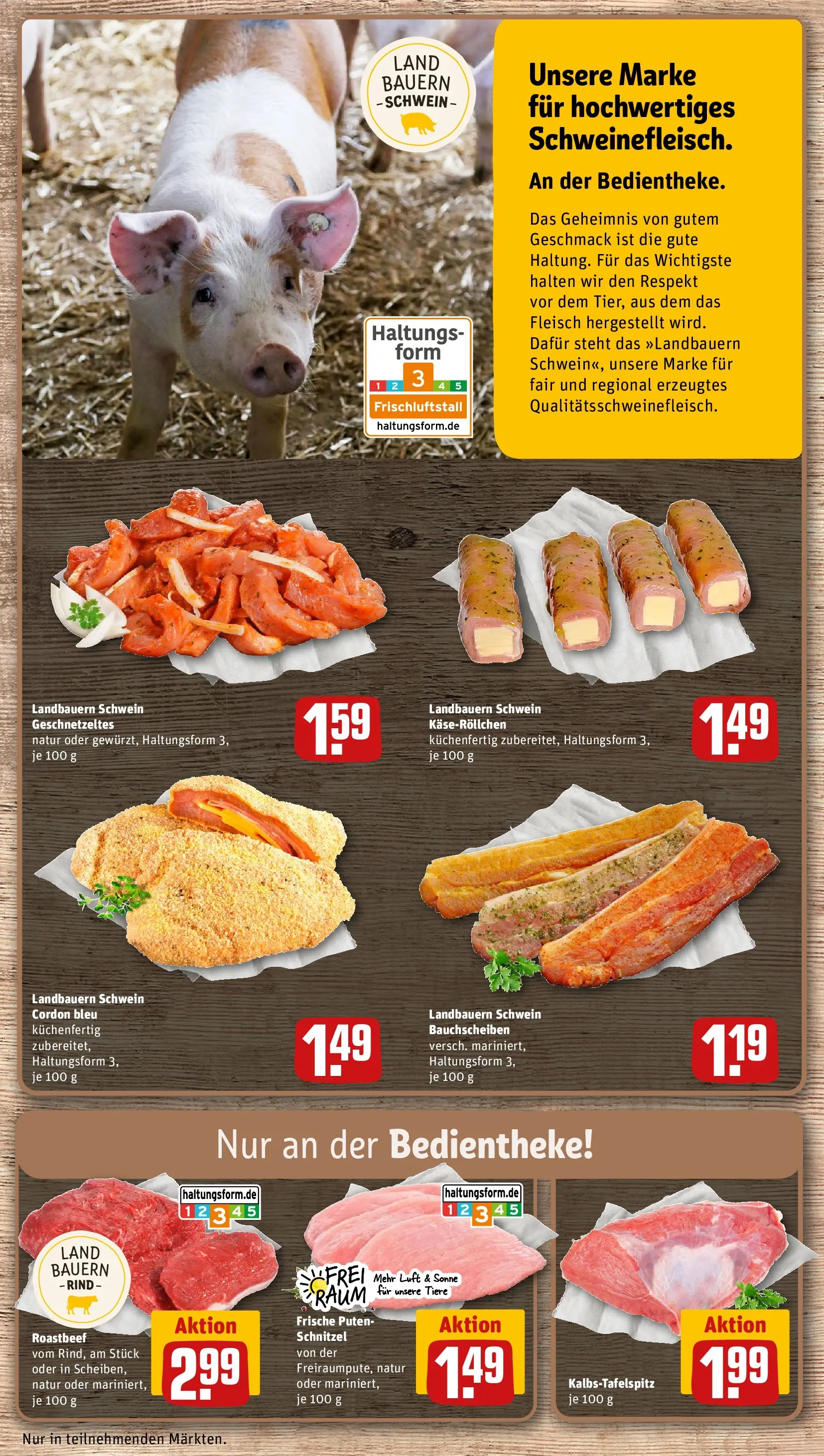 REWE Prospekt ab 14.06.2026 zum Blättern » Angebote | Seite: 12 | Produkte: Tafelspitz, Schnitzel, Roastbeef, Fleisch