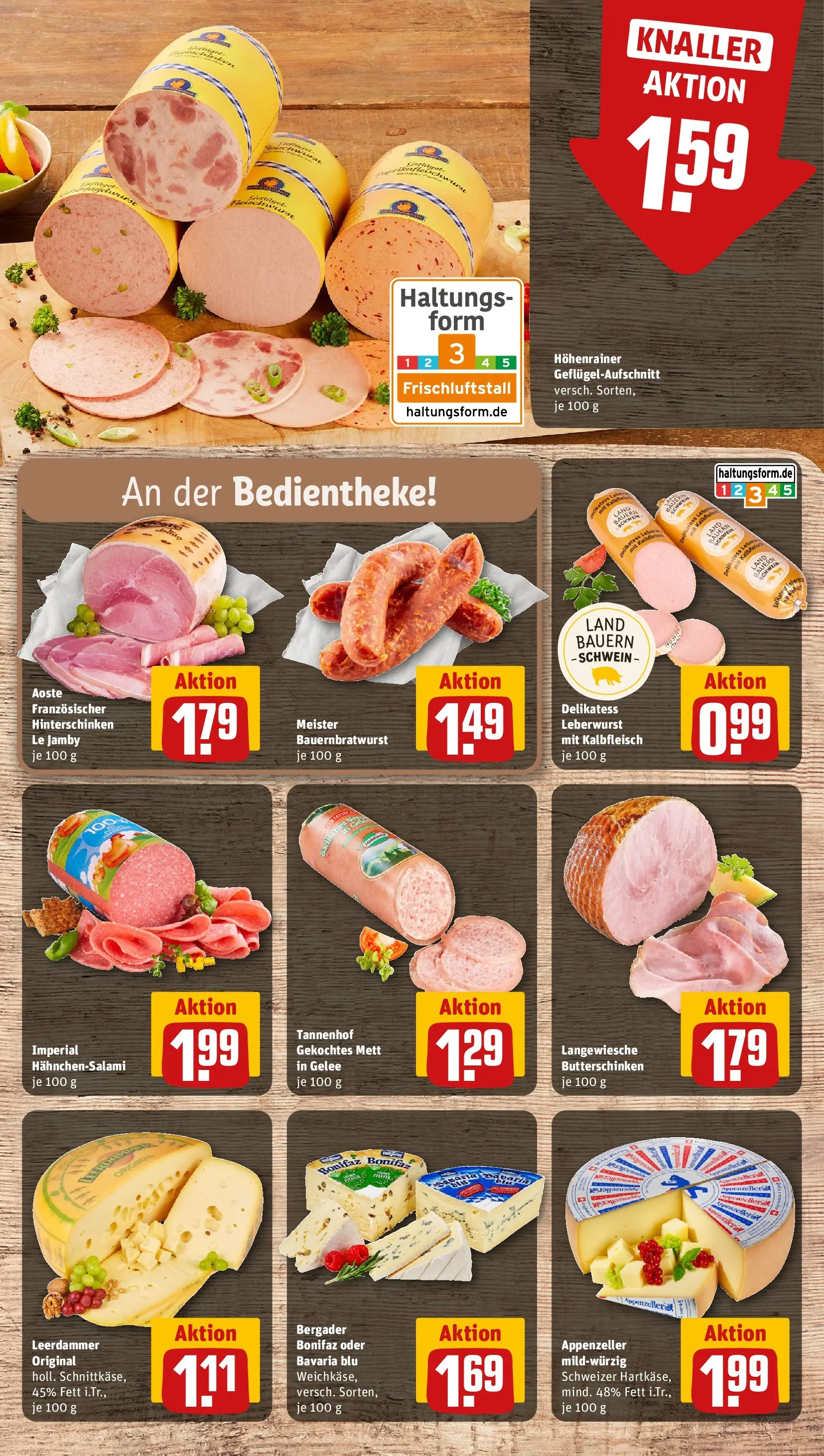 REWE Prospekt ab 14.06.2026 zum Blättern » Angebote | Seite: 14 | Produkte: Butter, Leerdammer, Salami, Schinken