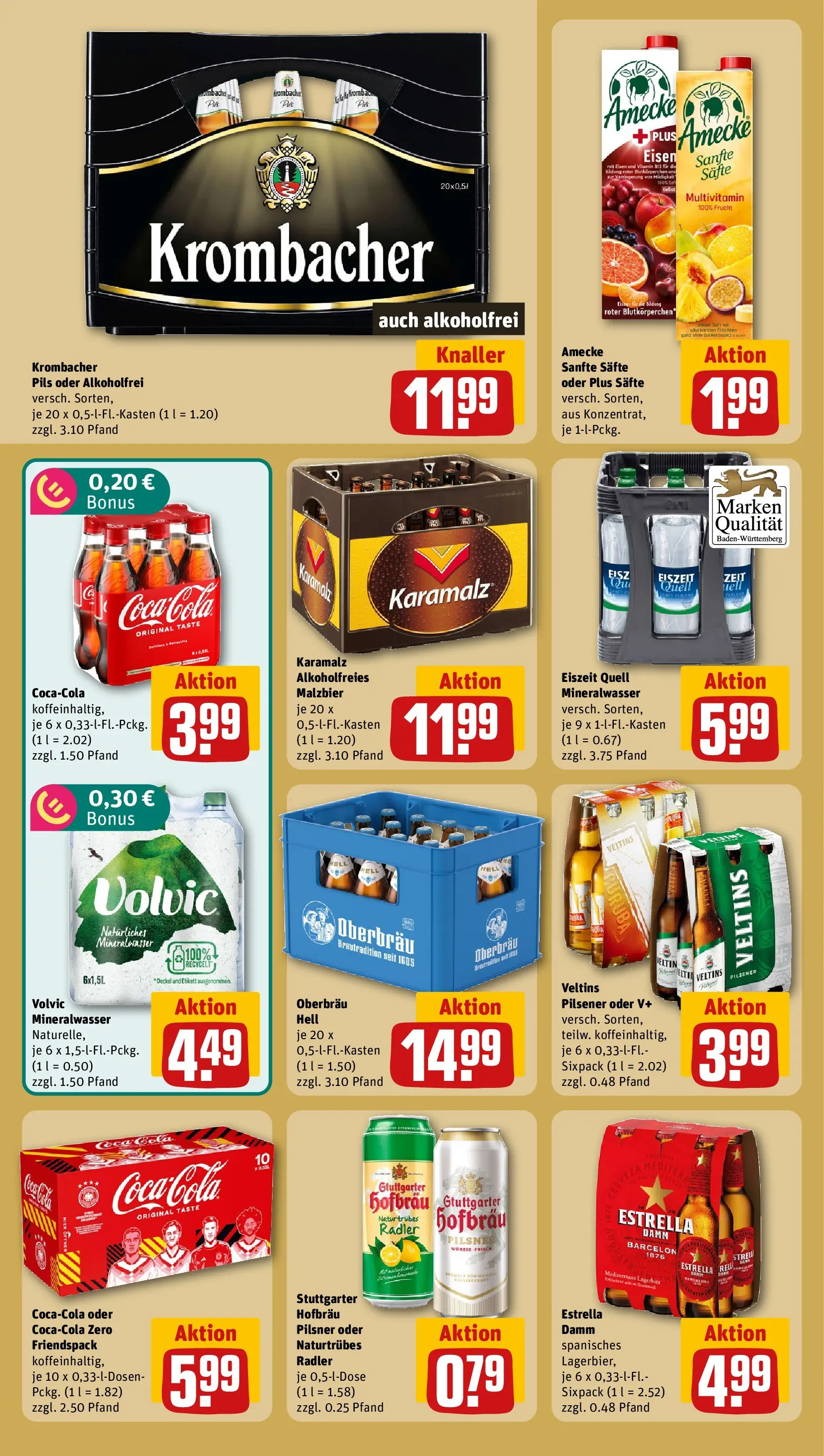 REWE Prospekt ab 14.06.2026 zum Blättern » Angebote | Seite: 18 | Produkte: Coca cola, Radler, Volvic, Veltins