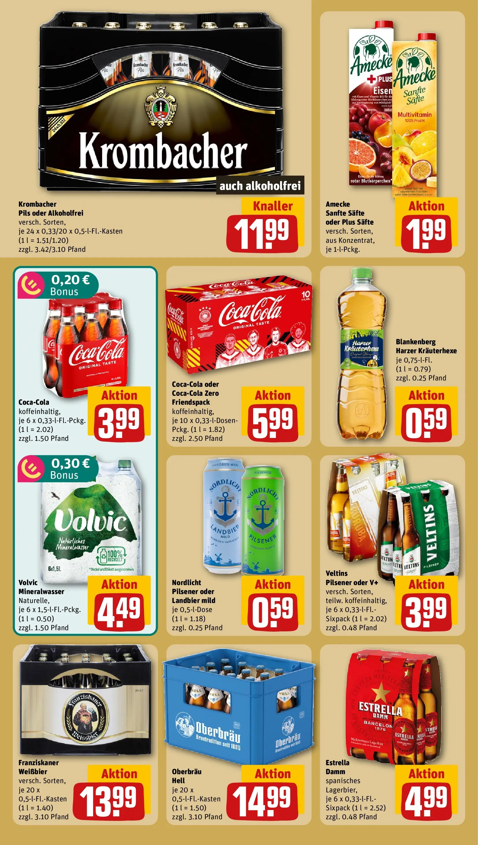 REWE Prospekt ab 14.06.2026 zum Blättern » Angebote | Seite: 24 | Produkte: Franziskaner, Weißbier, Pils, Mineralwasser