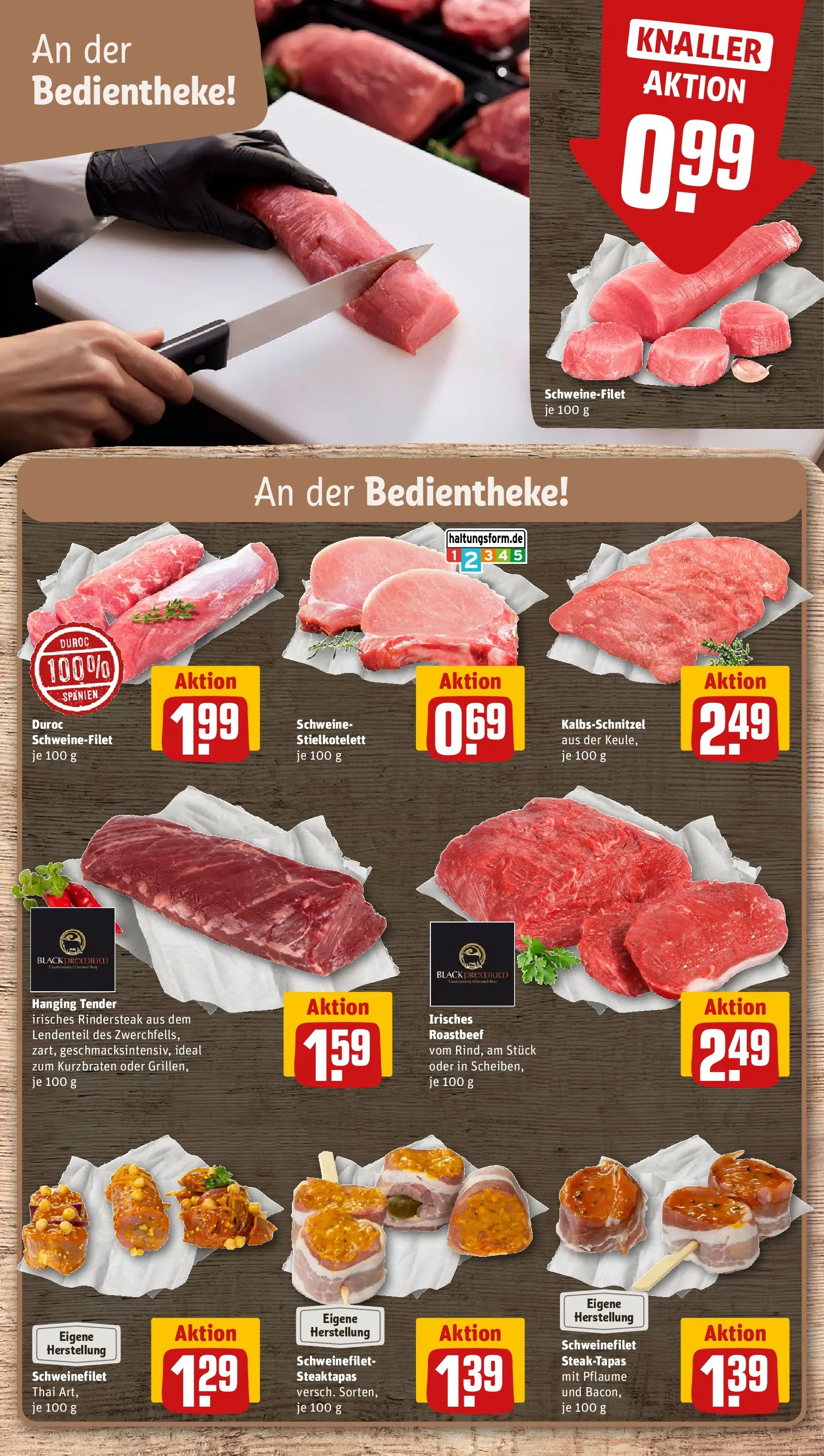 REWE Prospekt ab 14.06.2026 zum Blättern » Angebote | Seite: 12 | Produkte: Schnitzel, Roastbeef, Schweinefilet, Steak