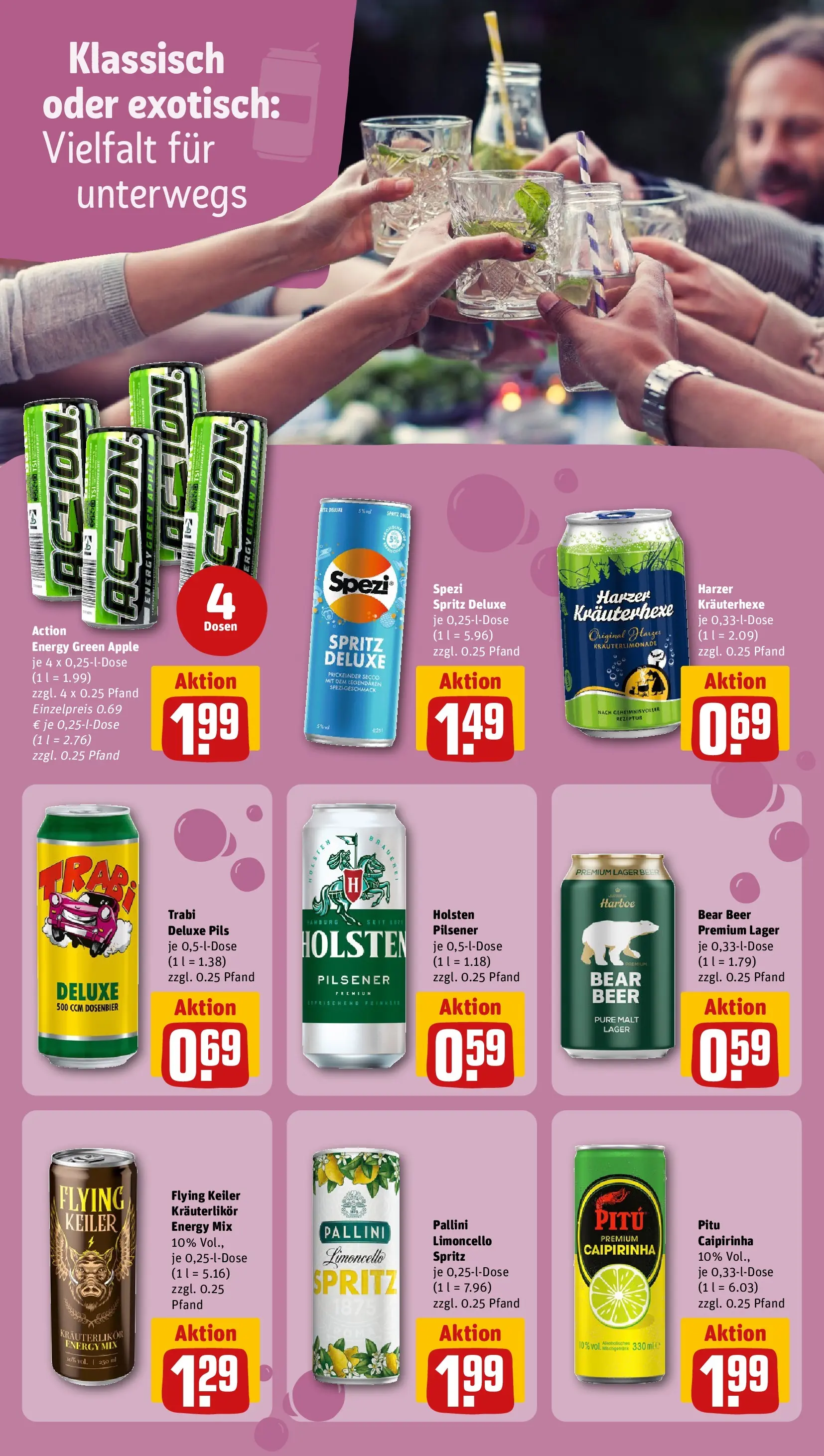 REWE Prospekt ab 14.06.2026 zum Blättern » Angebote | Seite: 22 | Produkte: Pils, Holsten, Dosenbier, Apple