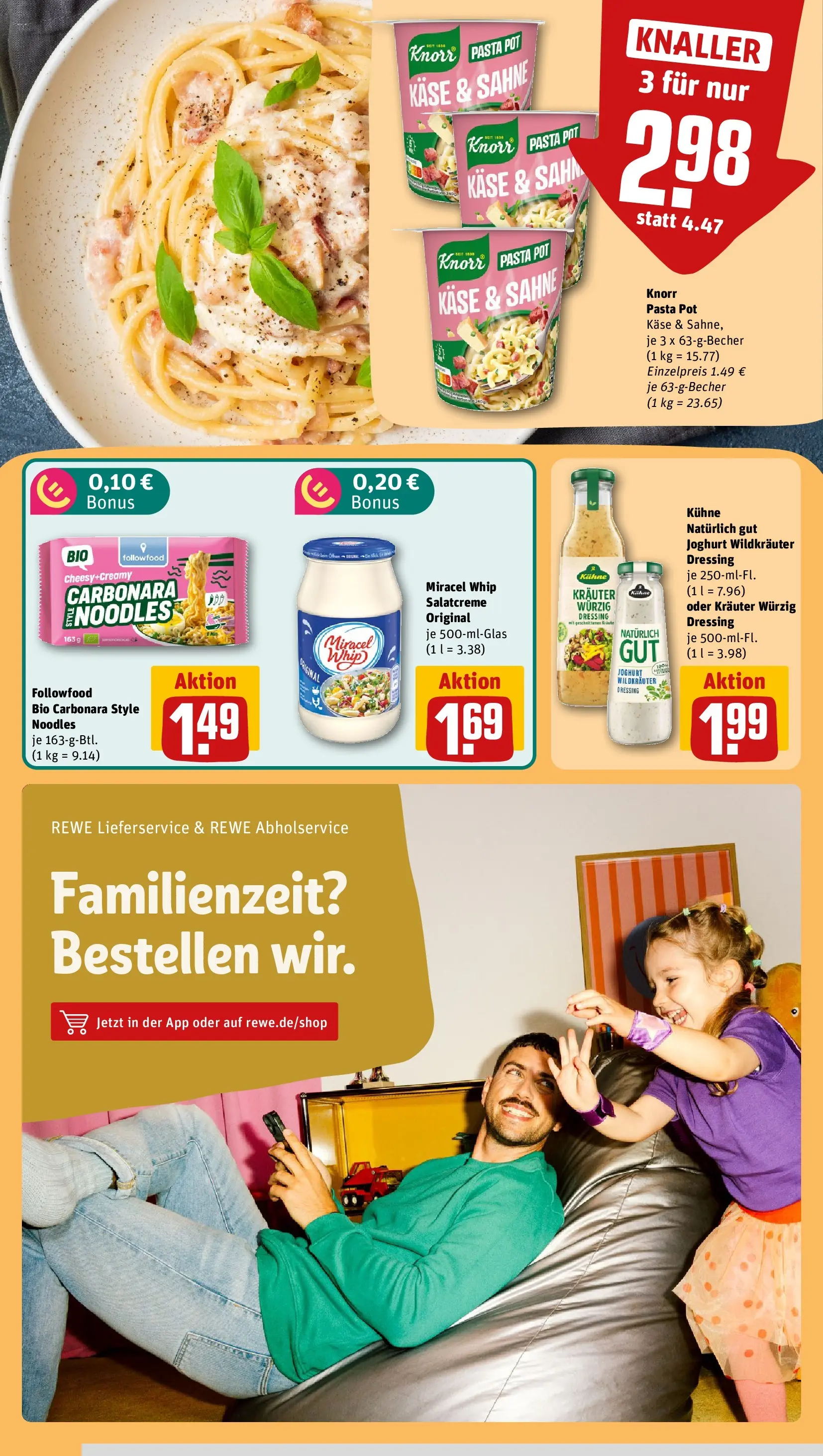 REWE Prospekt ab 14.06.2026 zum Blättern » Angebote | Seite: 20 | Produkte: Käse, Joghurt, Miracel whip, Sahne