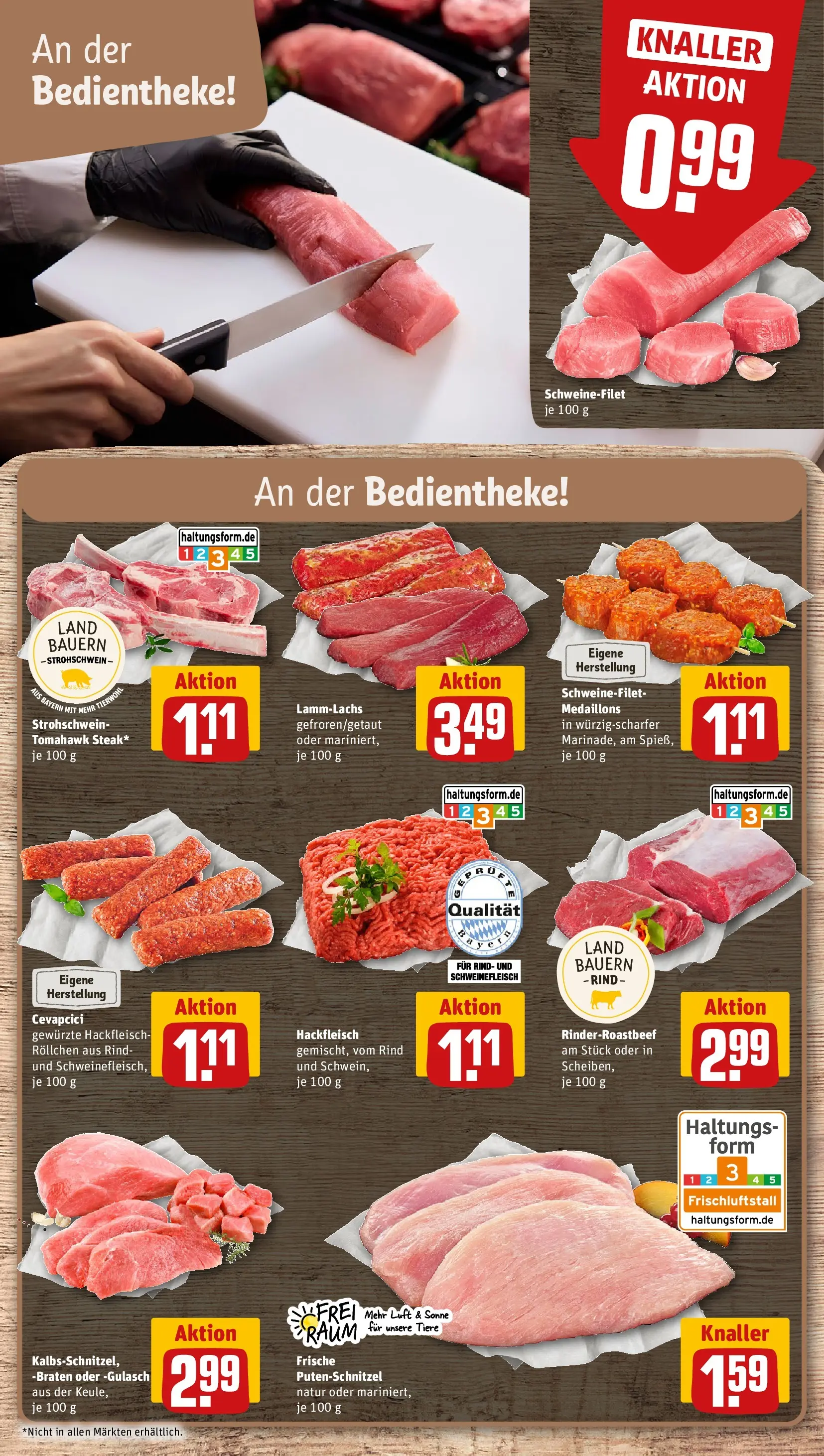 REWE Prospekt ab 14.06.2026 zum Blättern » Angebote | Seite: 12 | Produkte: Cevapcici, Schnitzel, Schweinefilet, Schweinefleisch