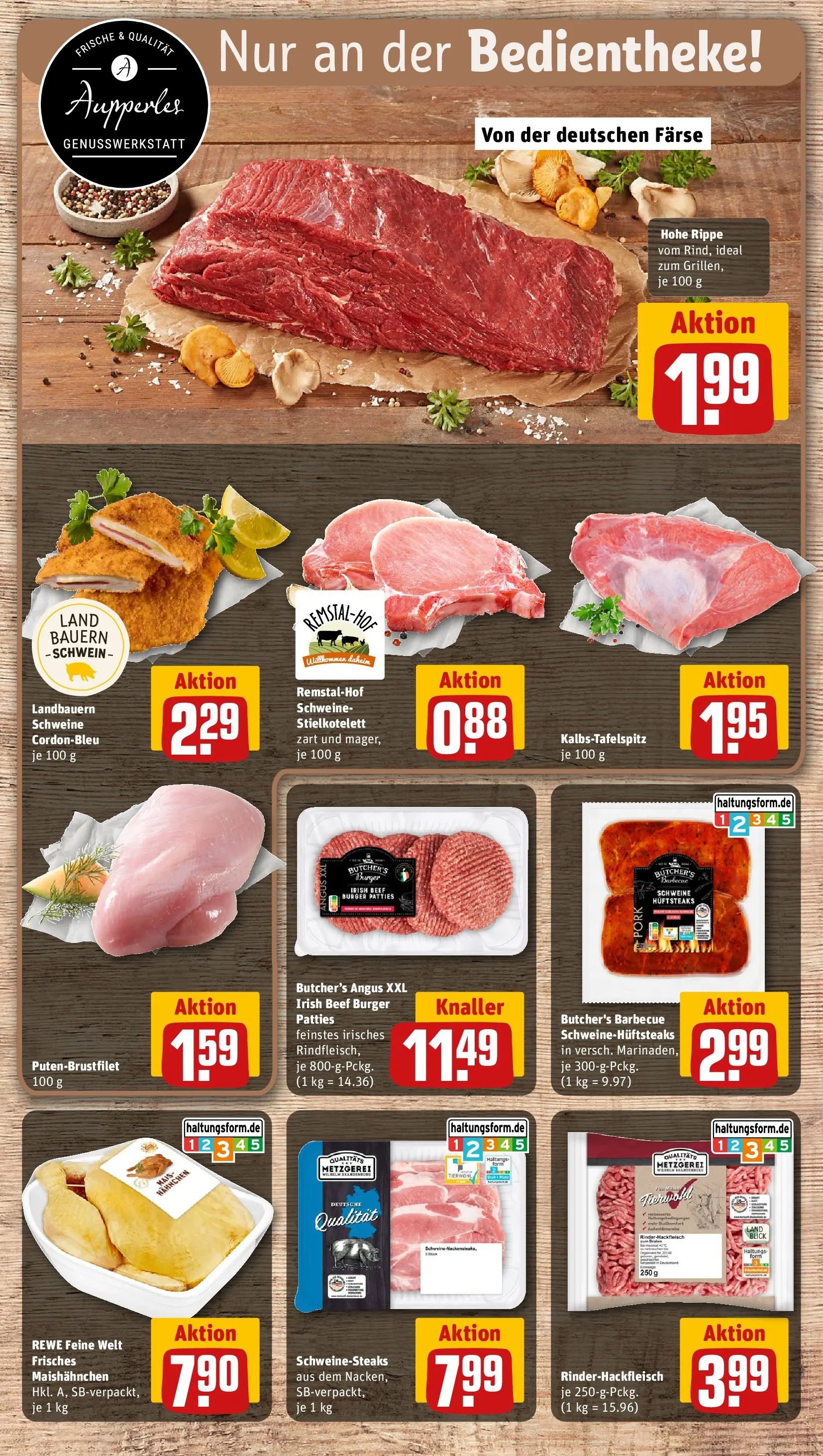 REWE Prospekt ab 14.06.2026 zum Blättern » Angebote | Seite: 12 | Produkte: Hahnchen, Burger
