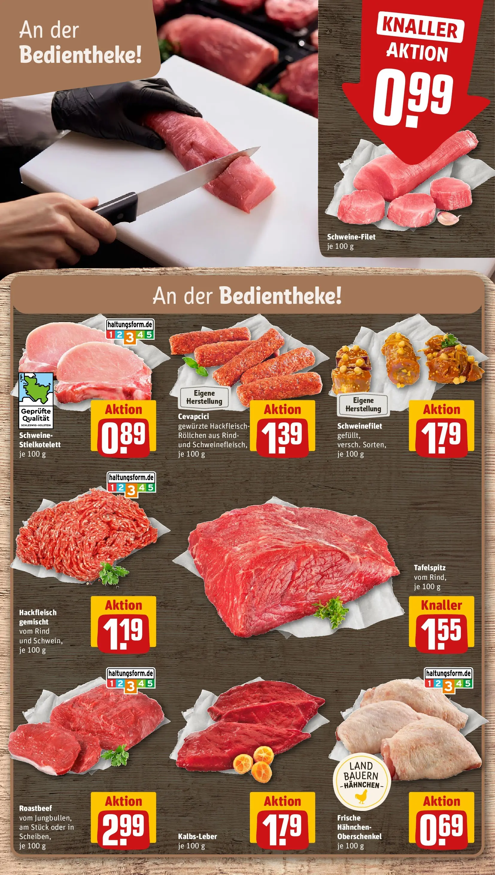 REWE Prospekt ab 14.06.2026 zum Blättern » Angebote | Seite: 12 | Produkte: Tafelspitz, Hahnchen, Cevapcici, Roastbeef