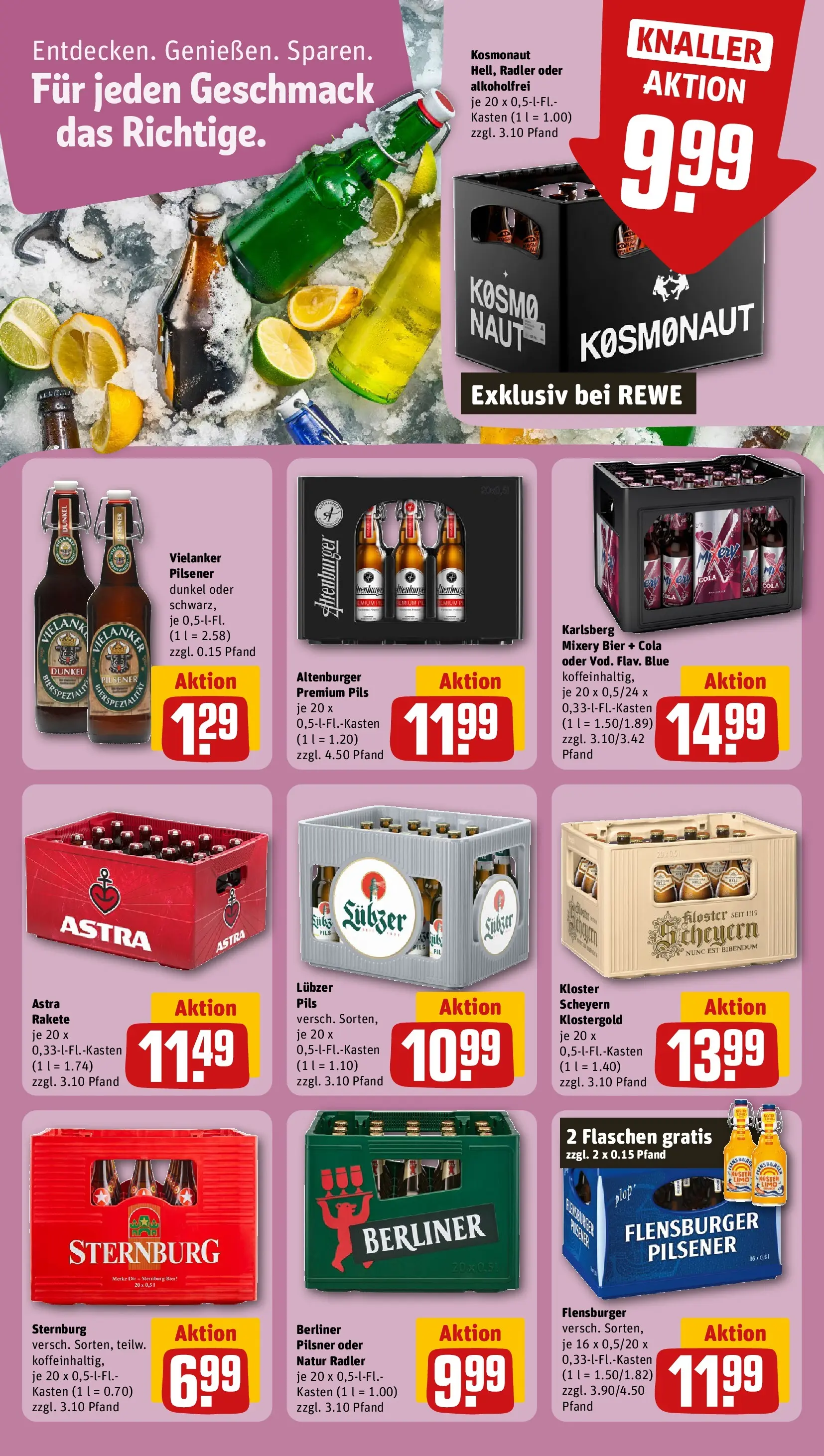REWE Prospekt ab 14.06.2026 zum Blättern » Angebote | Seite: 23 | Produkte: Berliner, Mixery, Lubzer, Berliner pilsner