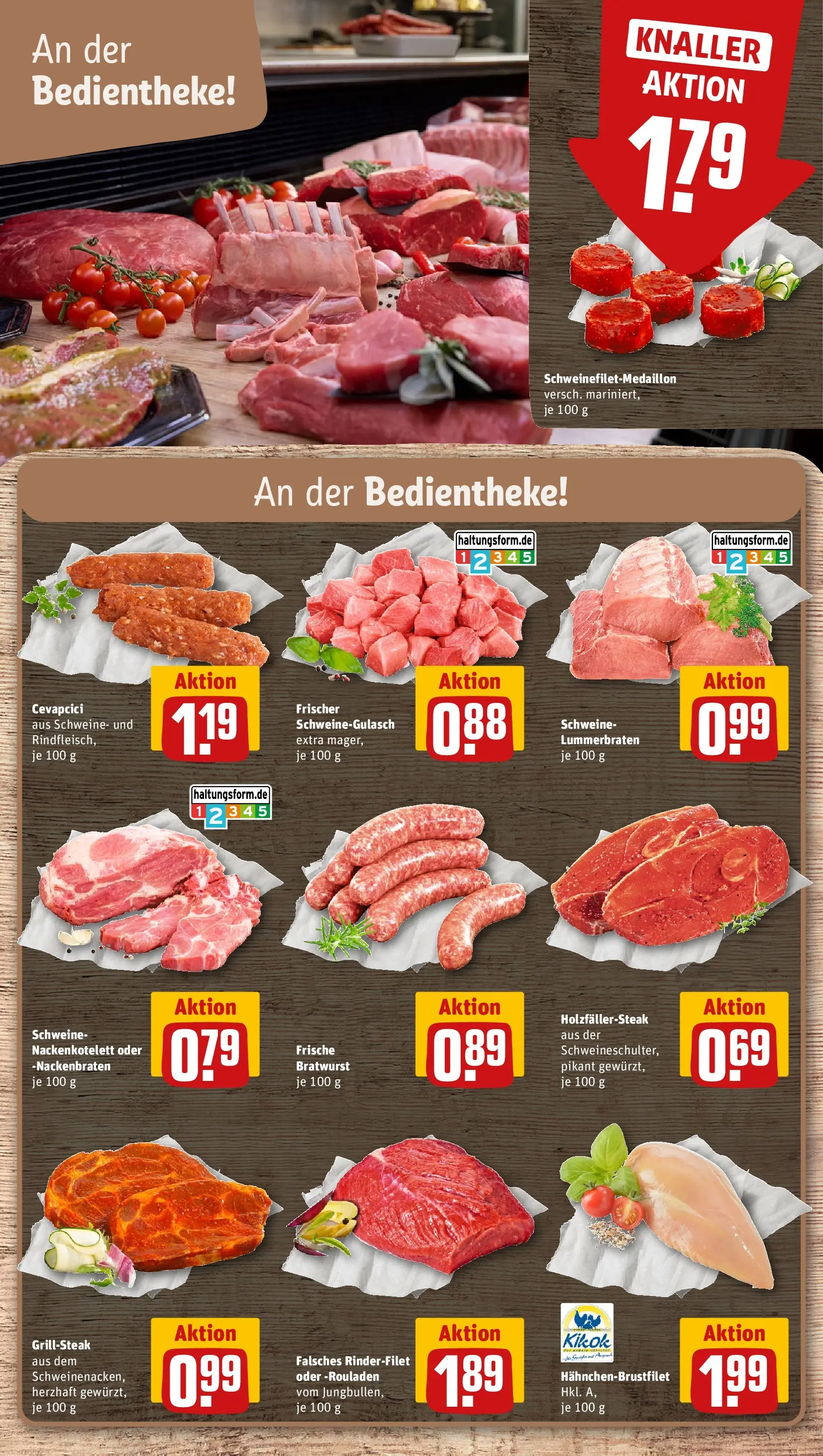 REWE Prospekt ab 14.06.2026 zum Blättern » Angebote | Seite: 12 | Produkte: Grill, Rinderfilet, Bratwurst, Cevapcici