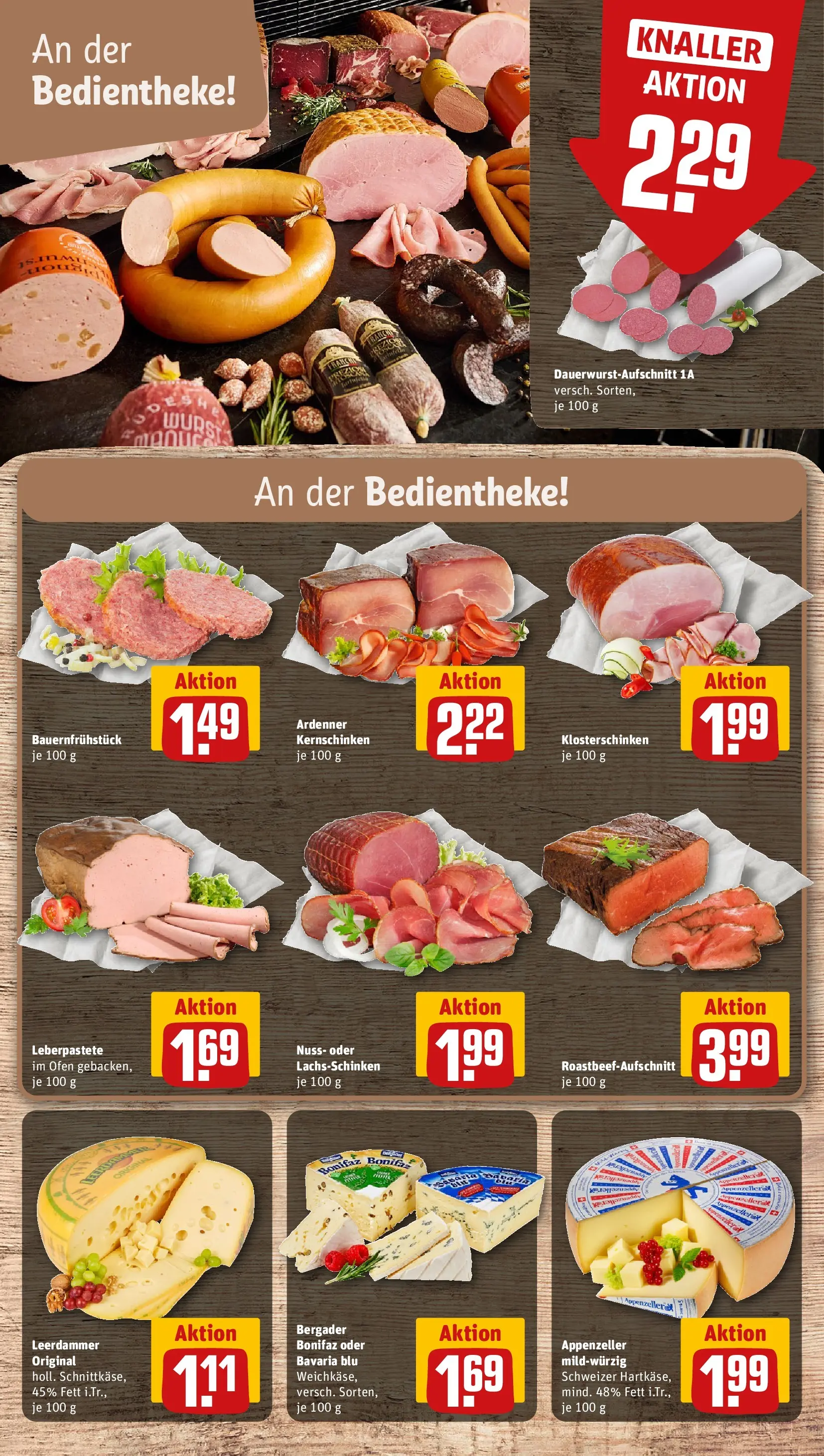 REWE Prospekt ab 14.06.2026 zum Blättern » Angebote | Seite: 13 | Produkte: Ofen, Leerdammer, Wurst