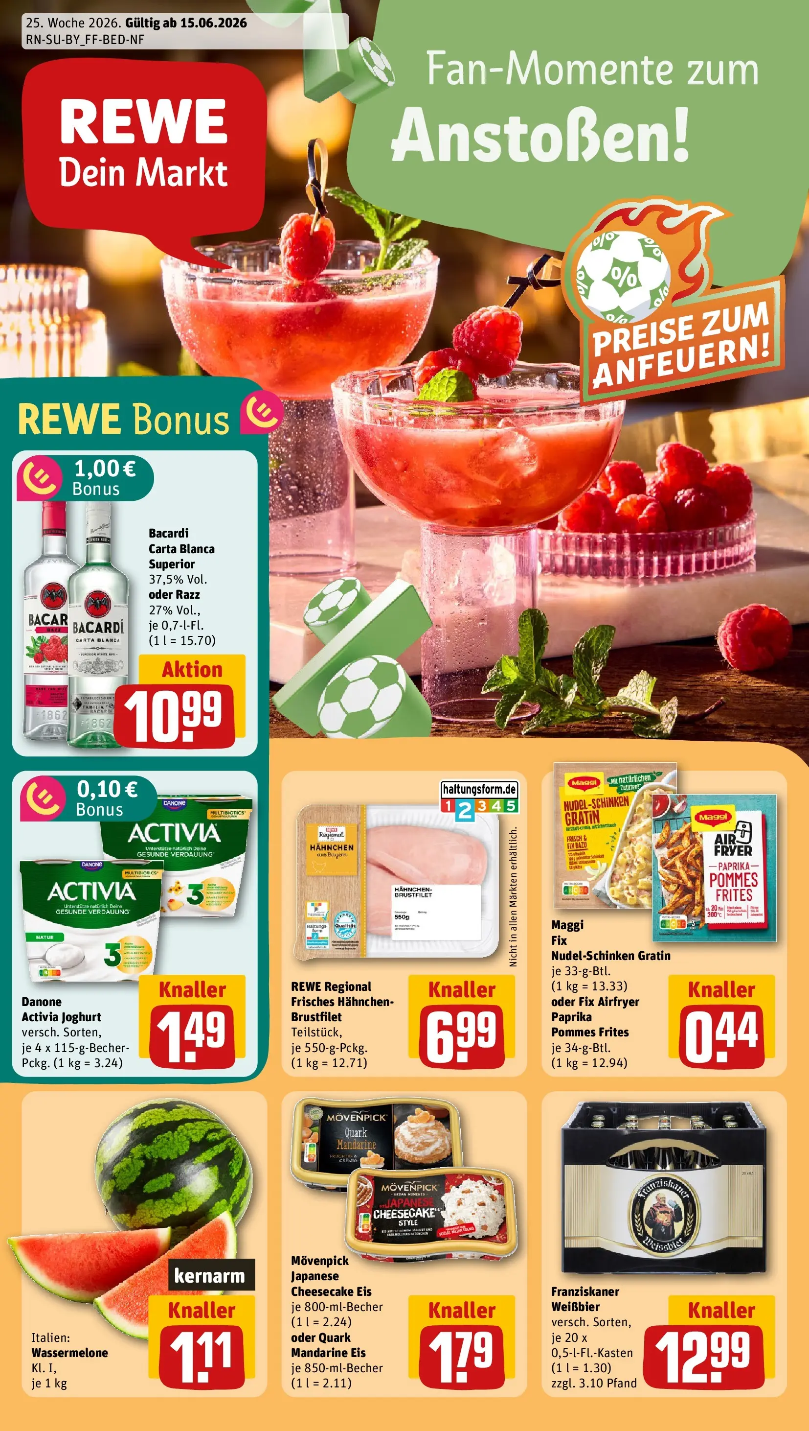 REWE Prospekt ab 14.06.2026 zum Blättern » Angebote | Seite: 1