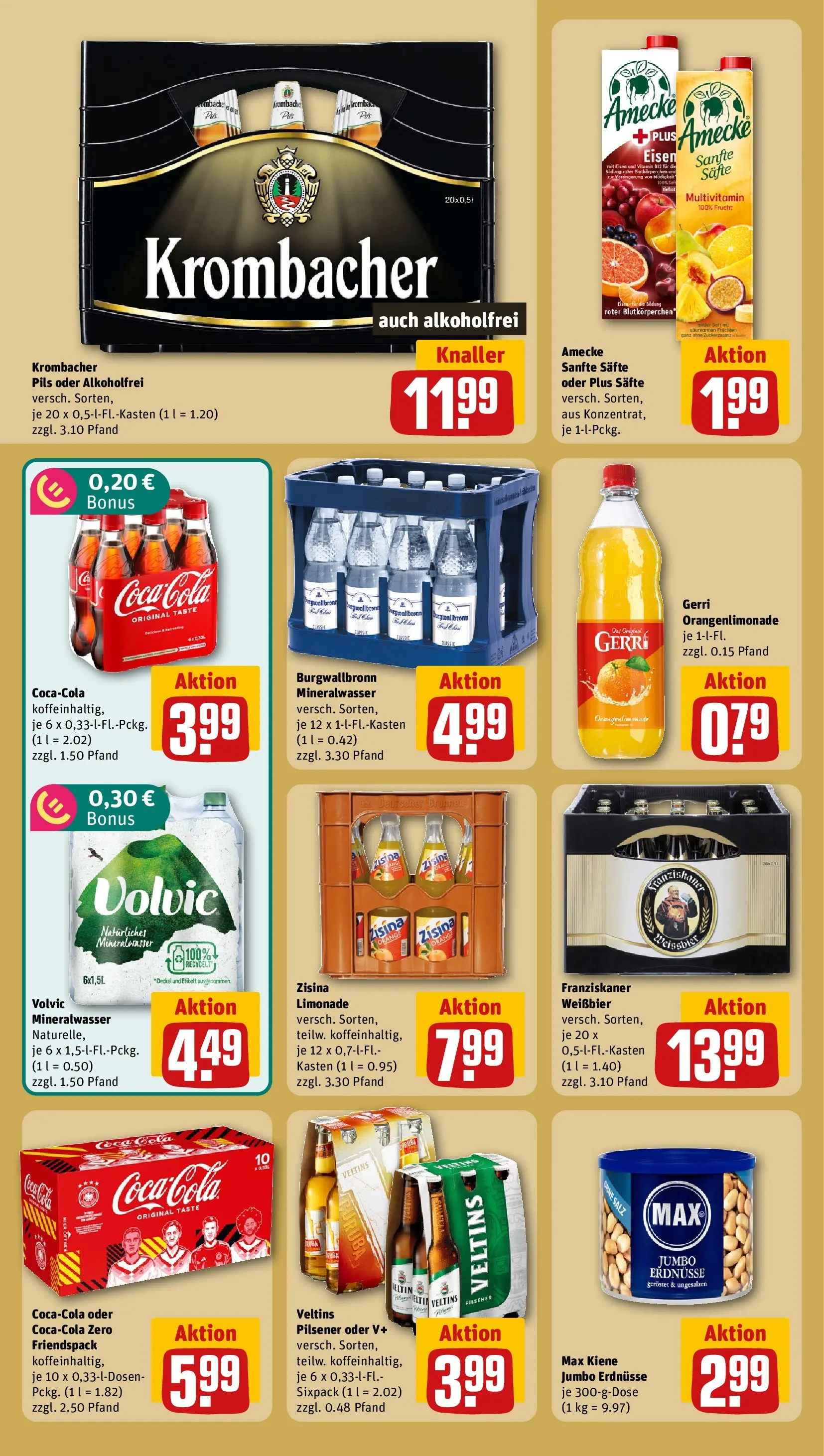 REWE Prospekt ab 14.06.2026 zum Blättern » Angebote | Seite: 20 | Produkte: Limonade, Mineralwasser, Salz, Veltins