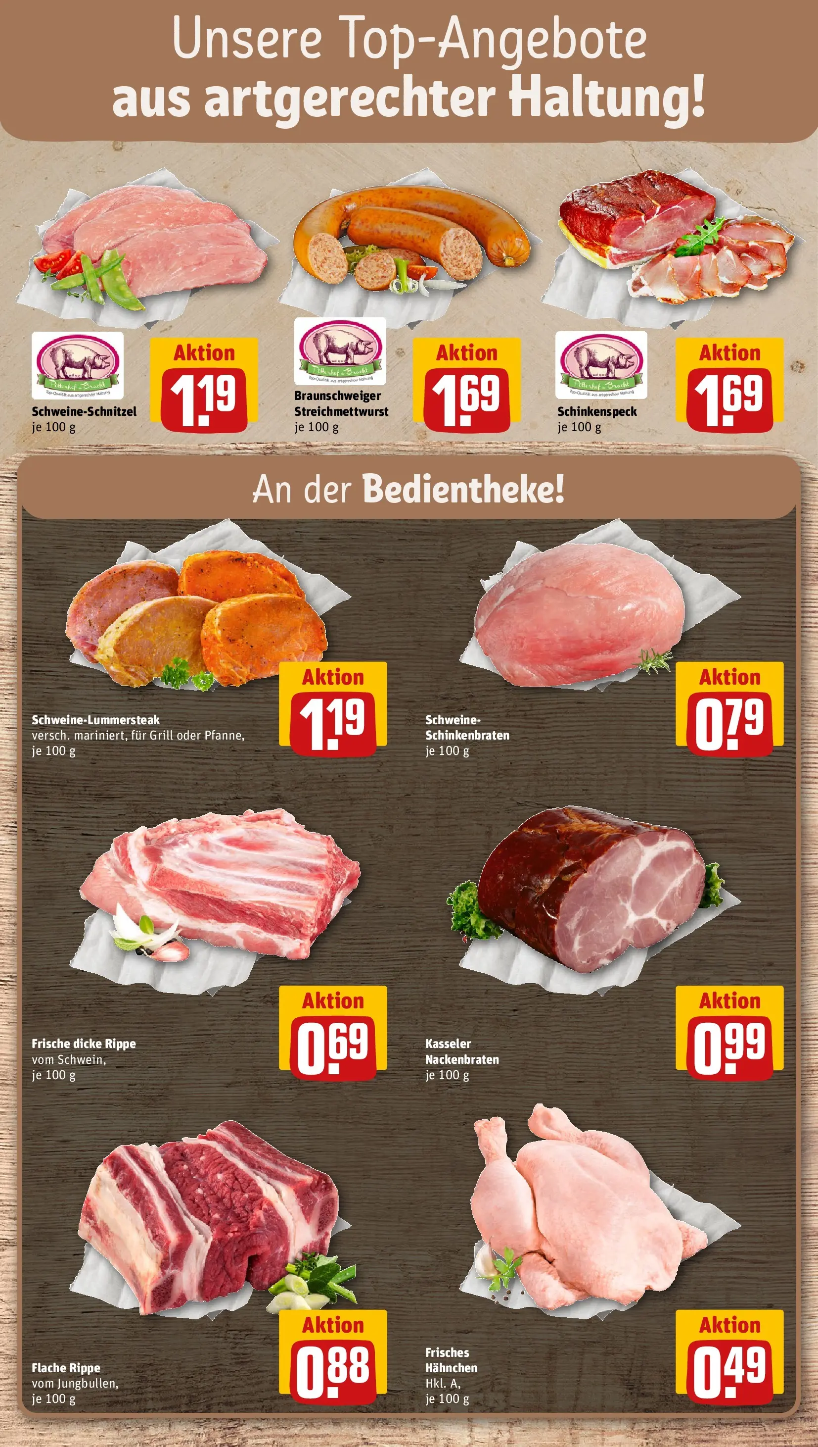 REWE Prospekt ab 14.06.2026 zum Blättern » Angebote | Seite: 12 | Produkte: Grill, Hahnchen, Schnitzel, Steak