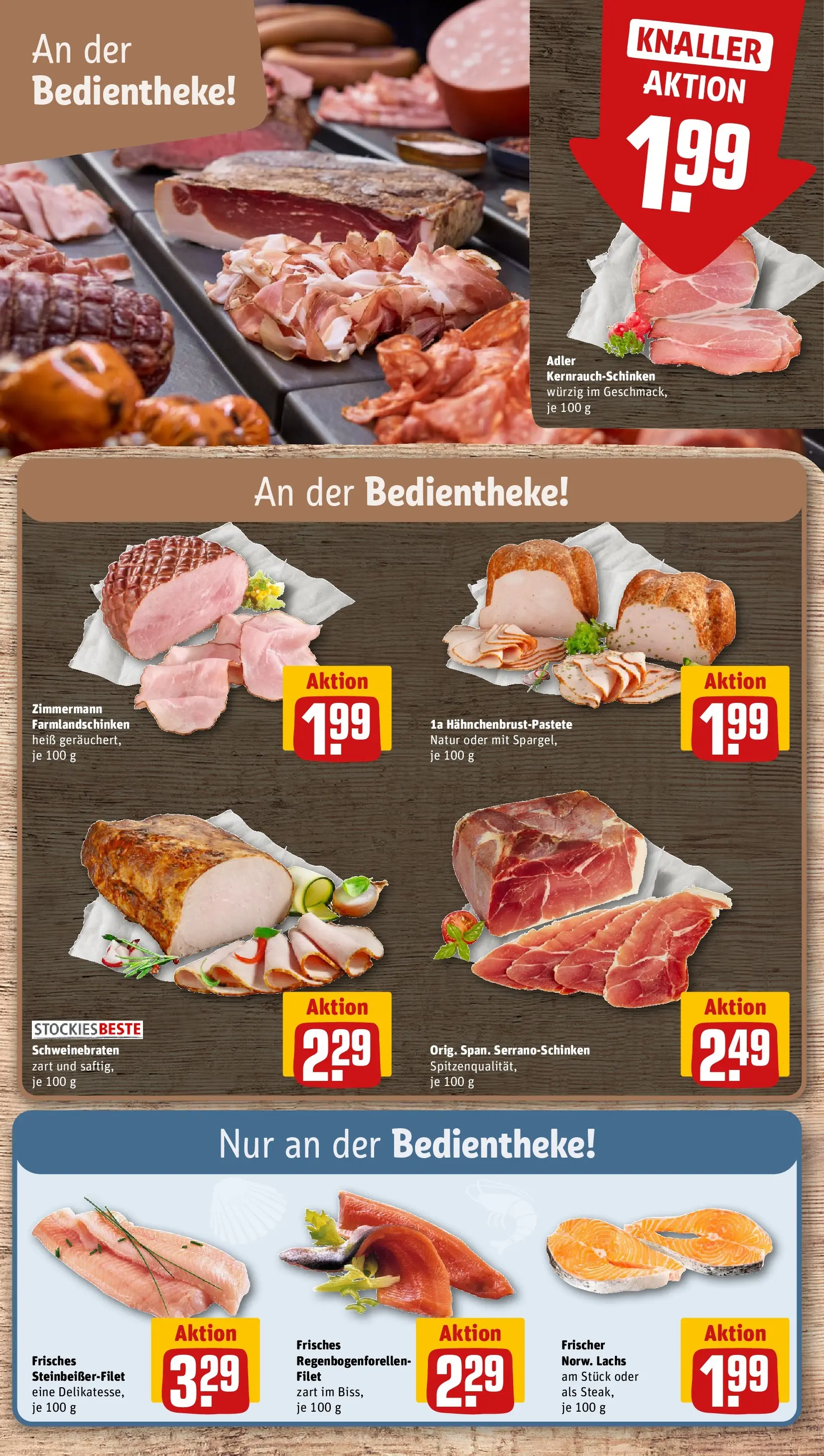 REWE Prospekt ab 14.06.2026 zum Blättern » Angebote | Seite: 13 | Produkte: Lachs