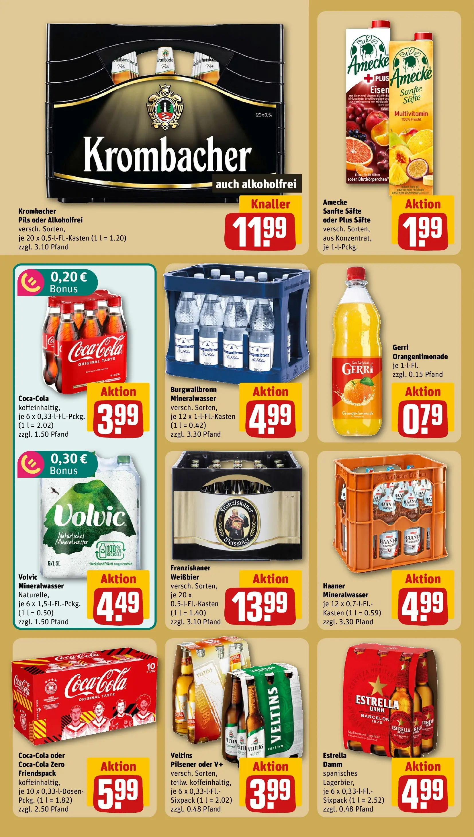 REWE Prospekt ab 14.06.2026 zum Blättern » Angebote | Seite: 20 | Produkte: Weißbier, Pils, Krombacher, Veltins