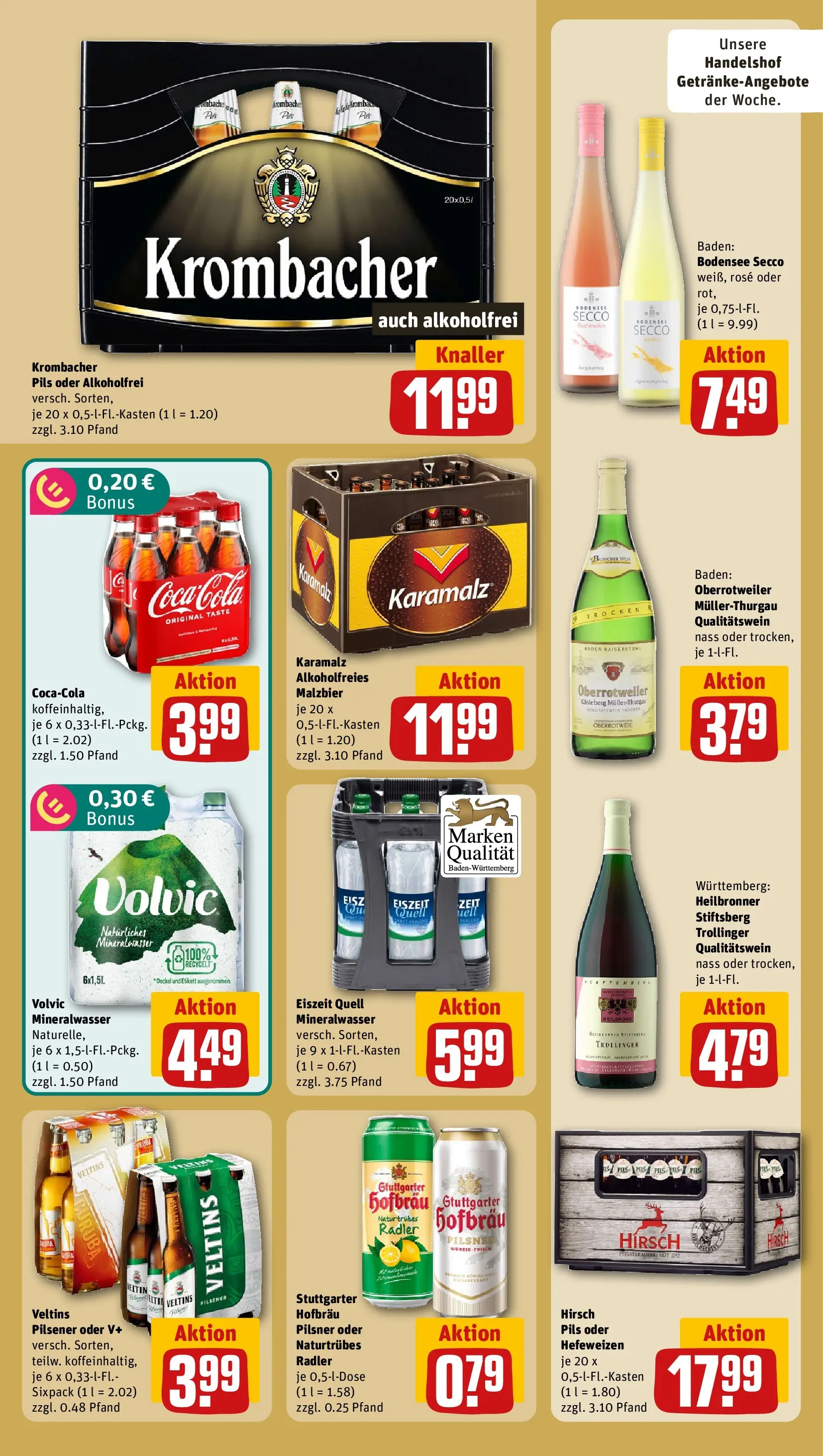 REWE Prospekt ab 14.06.2026 zum Blättern » Angebote | Seite: 20 | Produkte: Pils, Radler, Wein, Volvic