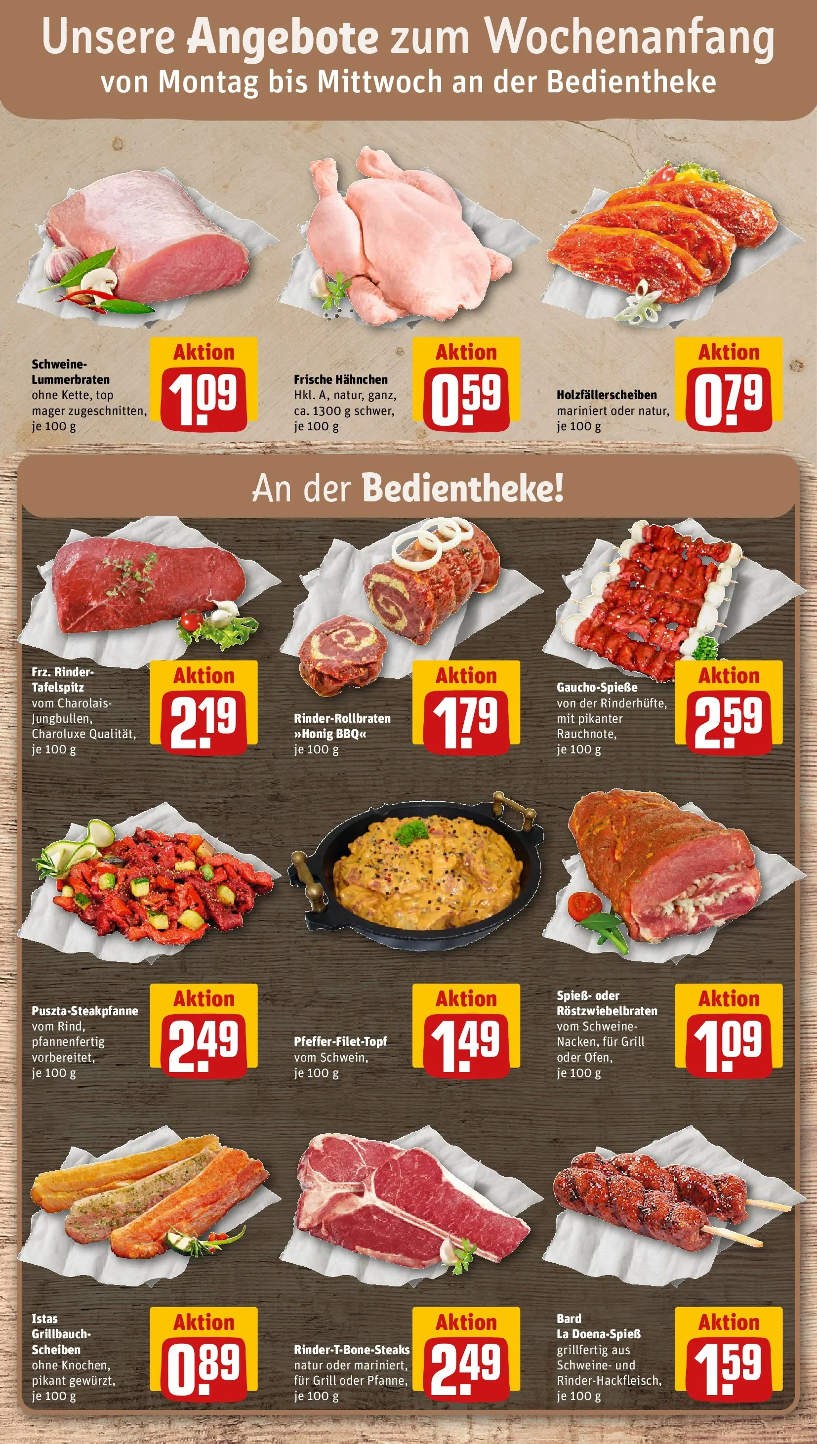 REWE Prospekt ab 14.06.2026 zum Blättern » Angebote | Seite: 12 | Produkte: Top, Grill, Hahnchen, Steak