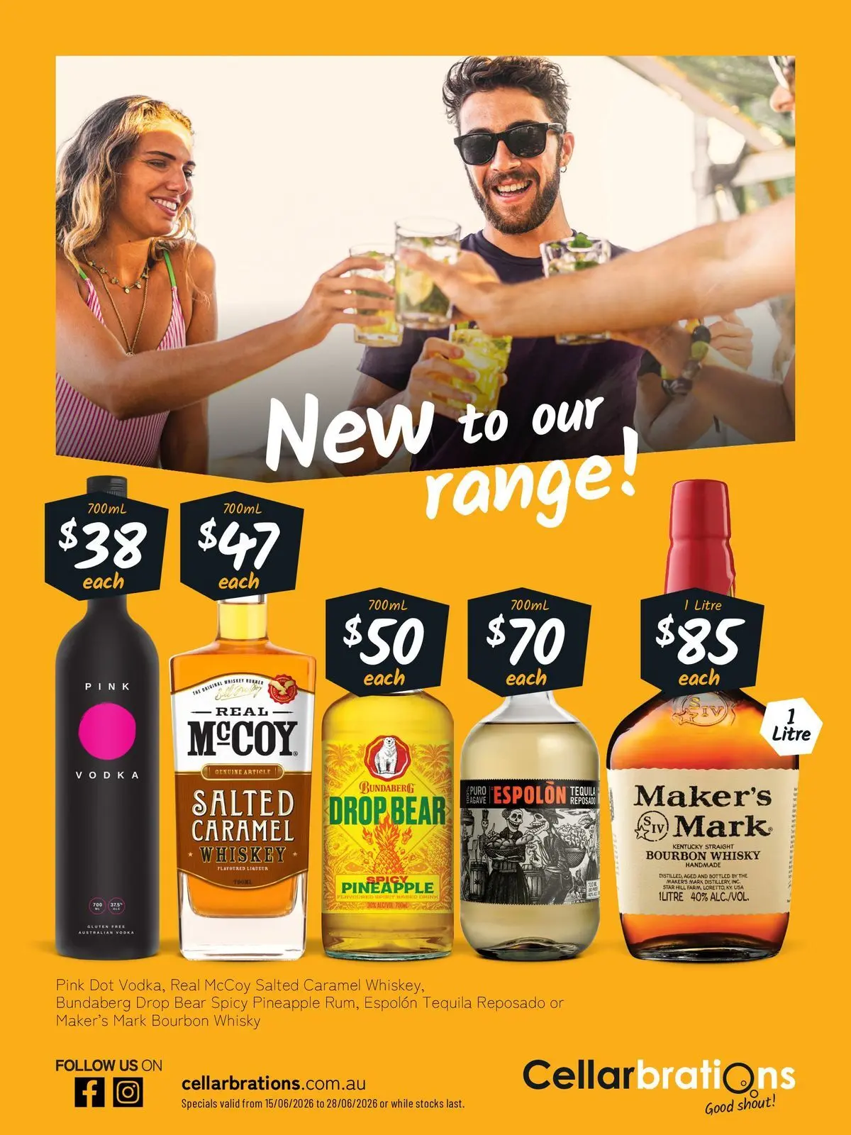 Deals - Good Shout! 15/06 - 14/06/2026 > weekly / monthly specials | Page: 3 | Products: Pineapple, Bourbon, Vodka, Whiskey