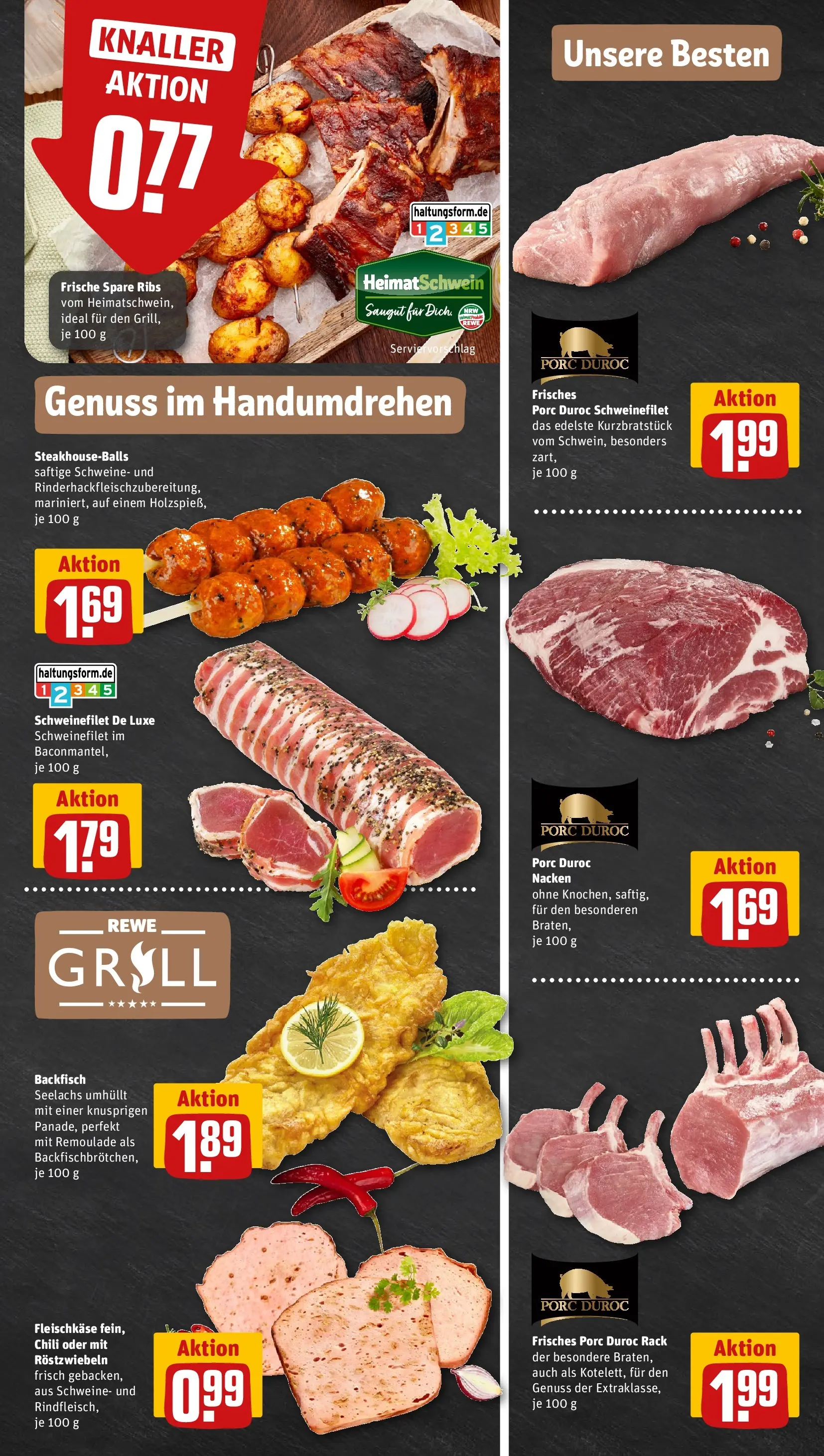 REWE Prospekt ab 14.06.2026 zum Blättern » Angebote | Seite: 7 | Produkte: Spare ribs, Schweinefilet, Chili