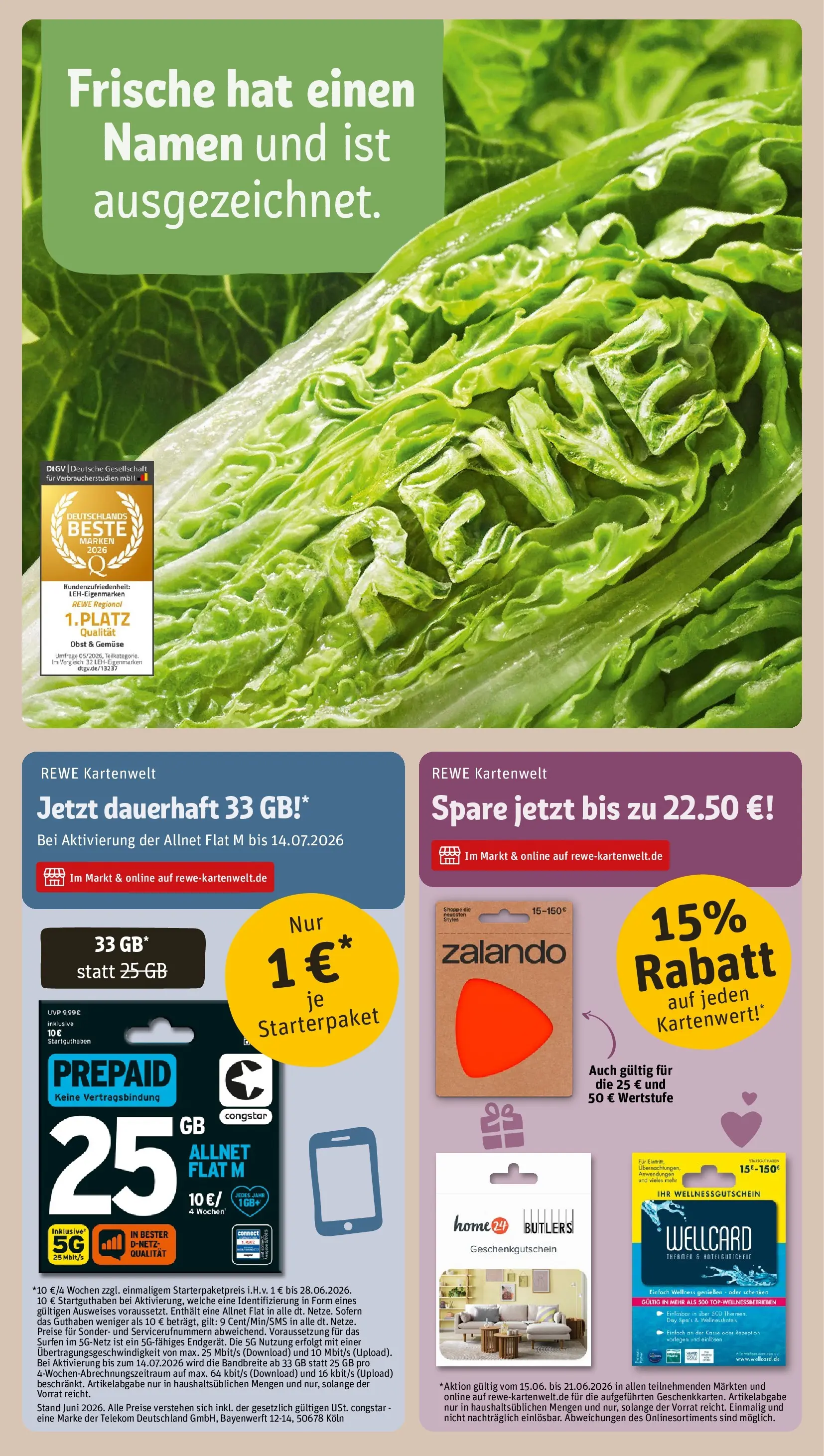 REWE Prospekt ab 14.06.2026 zum Blättern » Angebote | Seite: 29 | Produkte: Gemüse, Obst